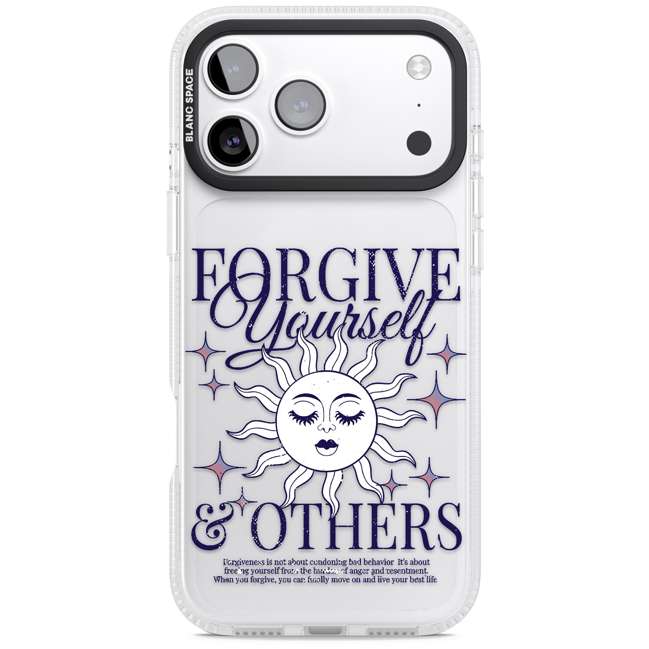 Forgiveness iPhone 17 Pro Impact Air Clear Phone Case