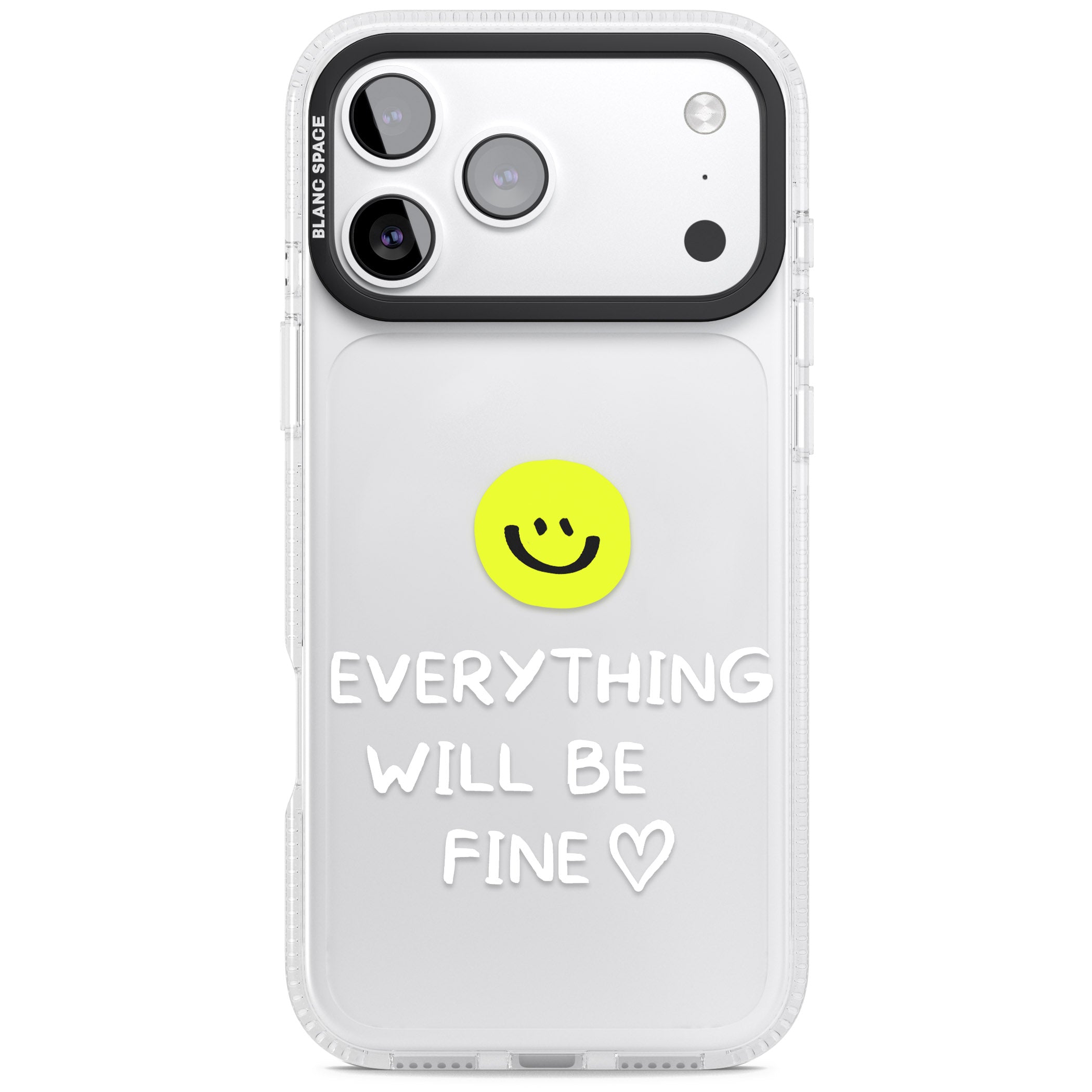 Everything Will Be Fine iPhone 17 Pro Impact Air Clear Phone Case