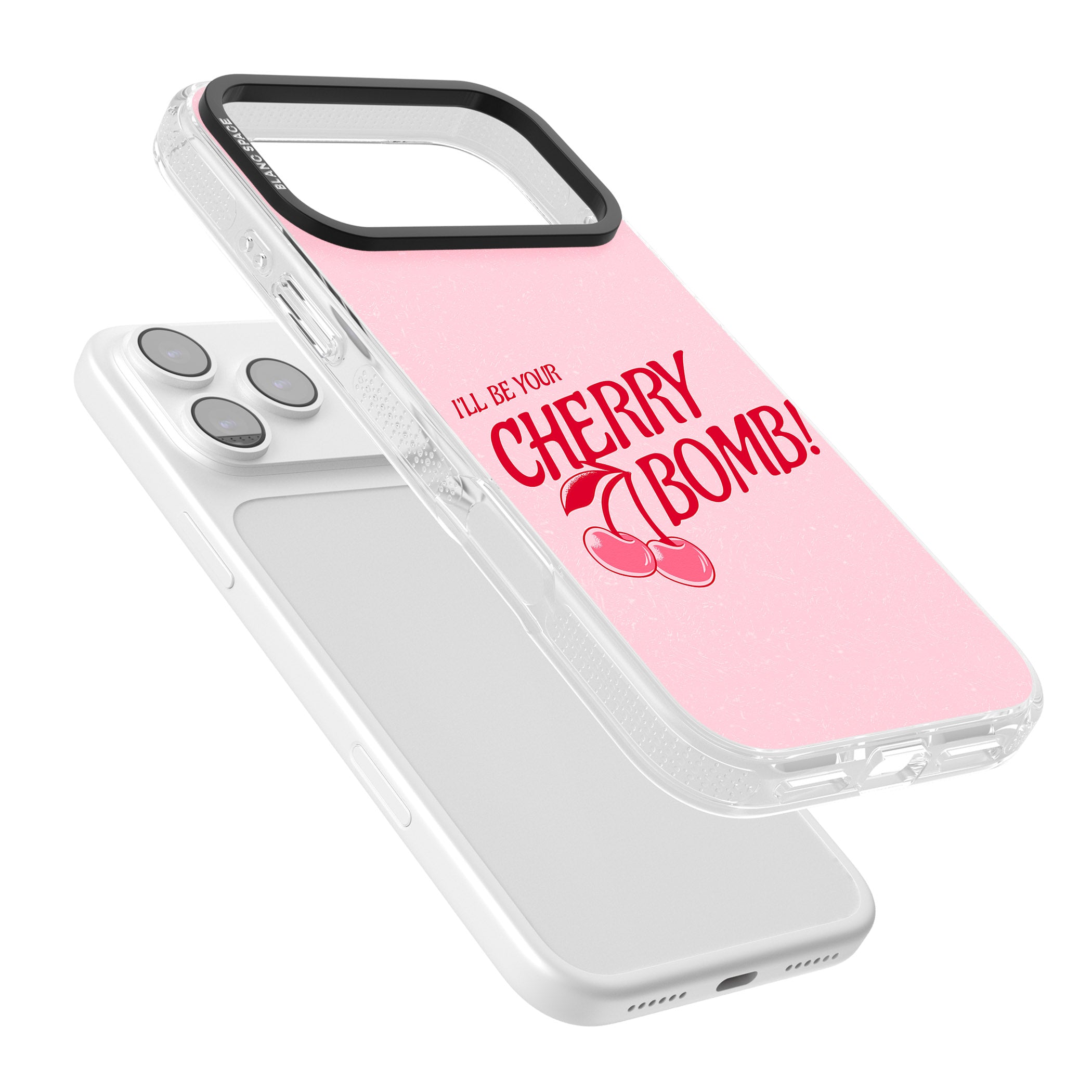 Your Cherry Bomb iPhone 17 Pro Max Impact Air Clear Phone Case Colours