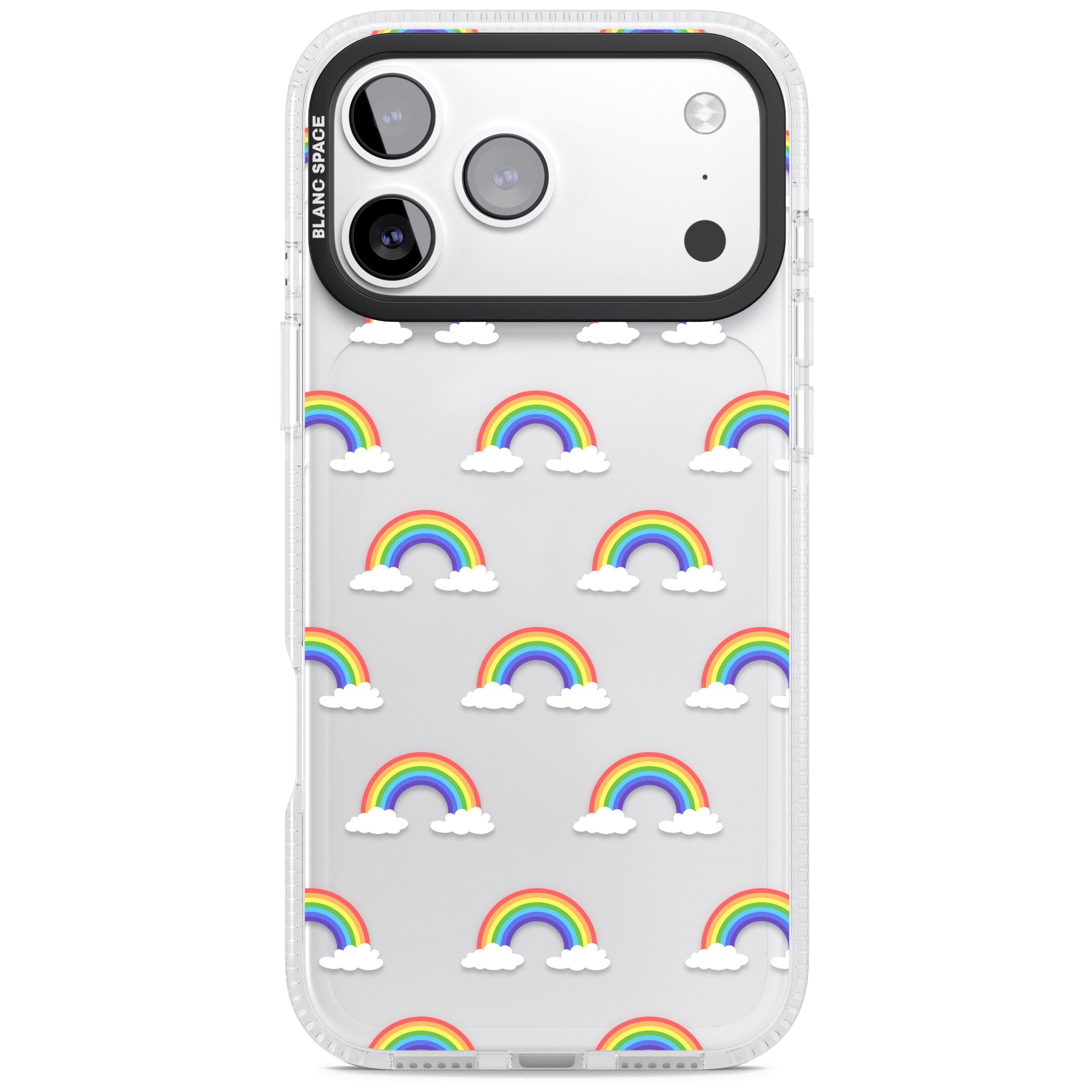 Rainbow Dream iPhone 17 Pro Impact Air Clear Phone Case