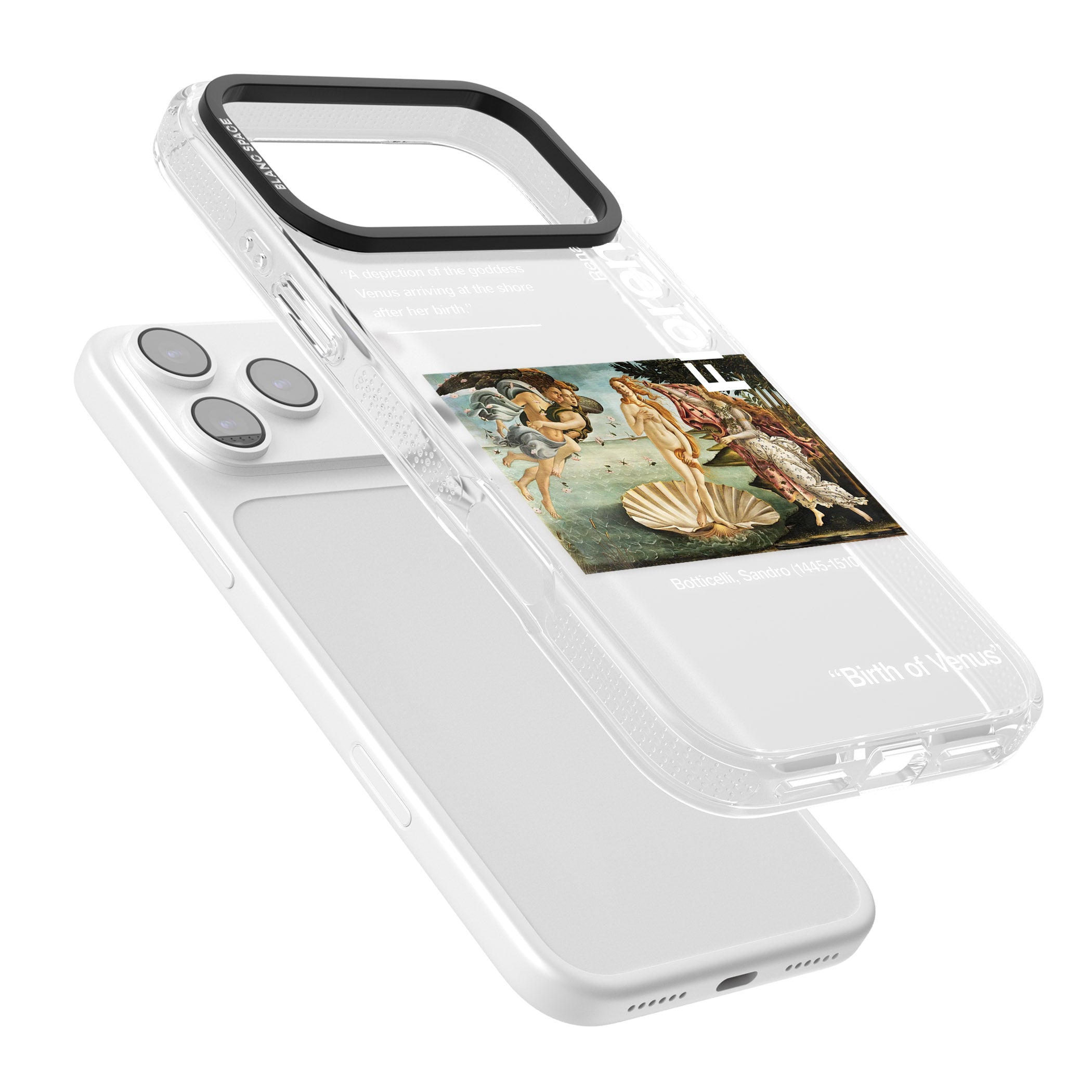 Birth Of Venus iPhone 17 Pro Max Impact Air Clear Phone Case Colours