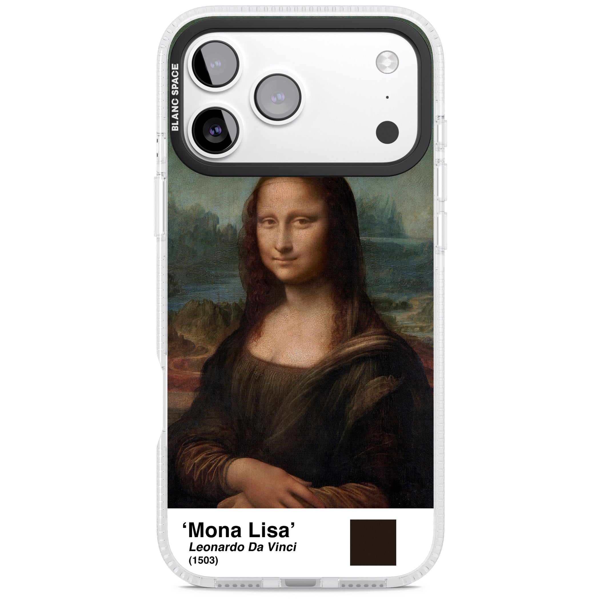 Mona Lisa iPhone 17 Pro Max Impact Air Clear Phone Case
