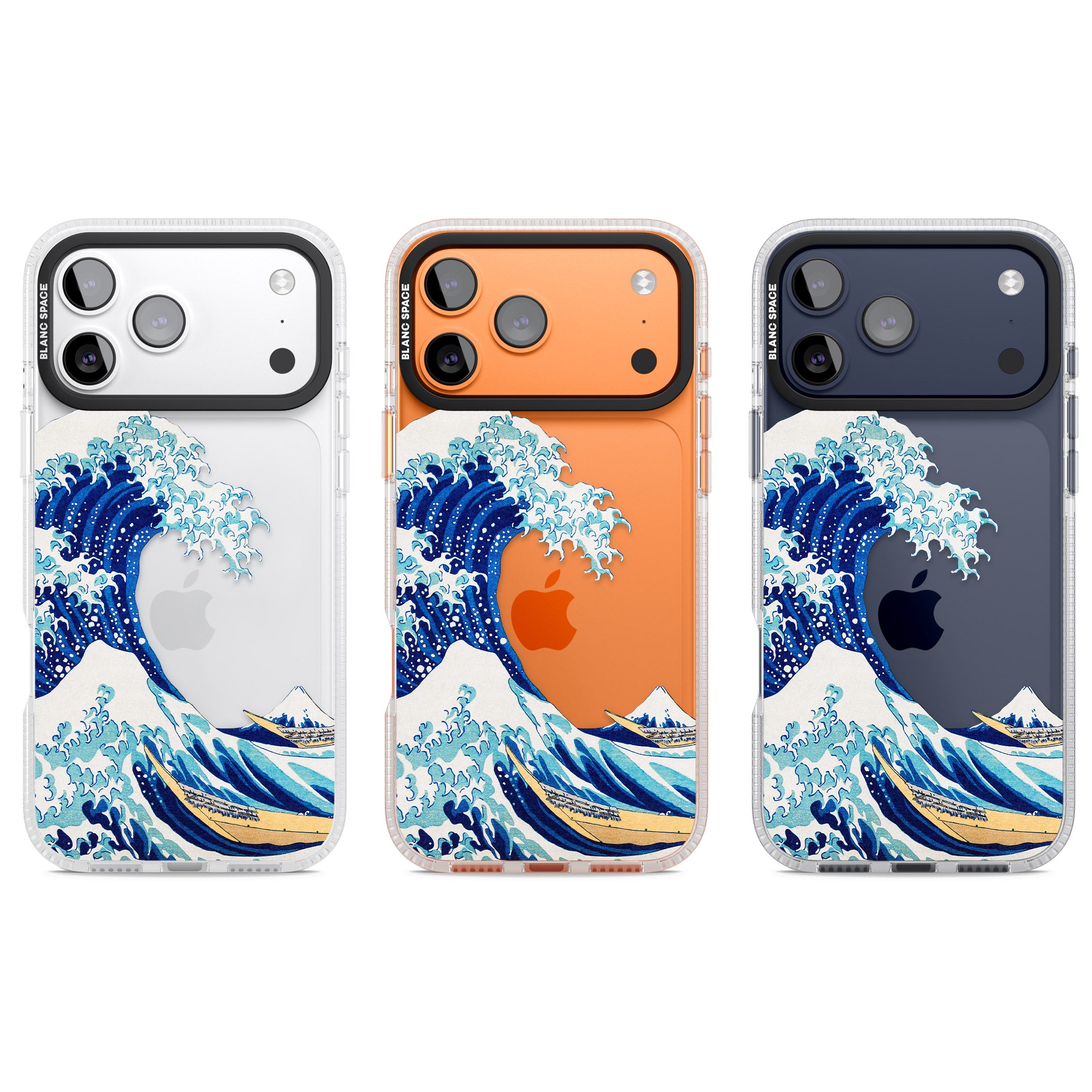 The Great Wave Of Kanagawa iPhone 17 Pro Impact Air Clear Phone Case APT Impact Protection