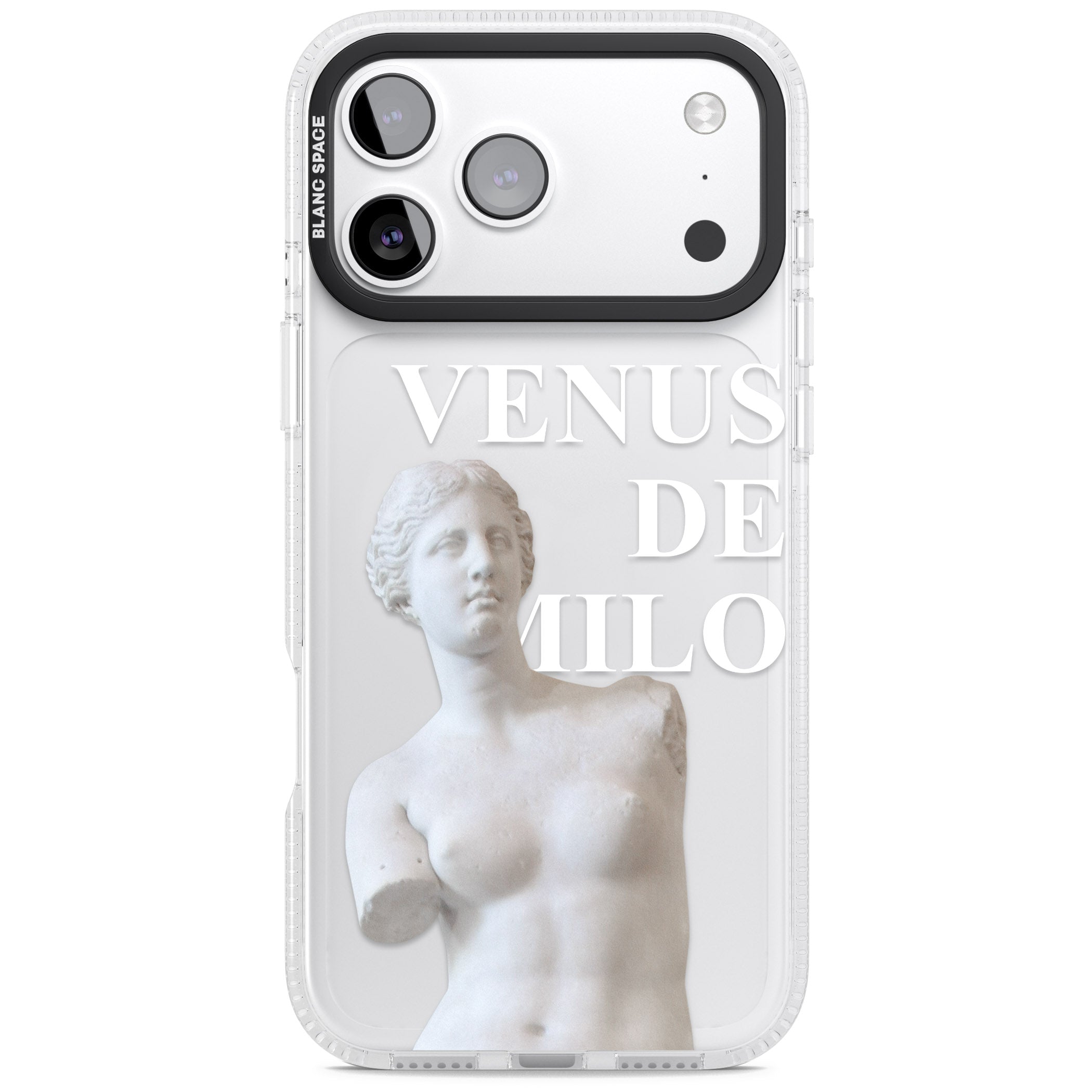Venus De Milo Cutout iPhone 17 Pro Impact Air Clear Phone Case