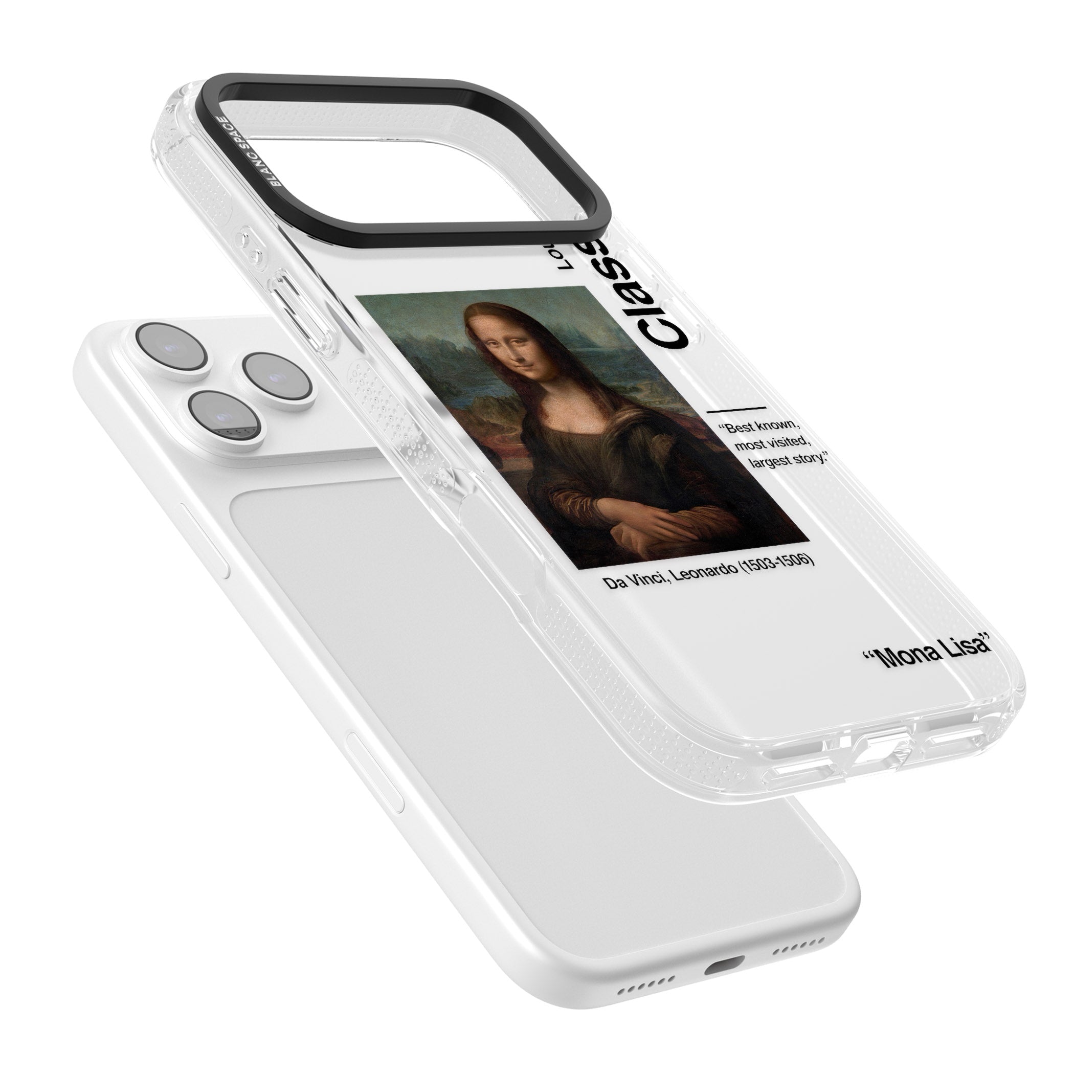 Mona Lisa Leonardo Da Vinci iPhone 17 Pro Max Impact Air Clear Phone Case Colours