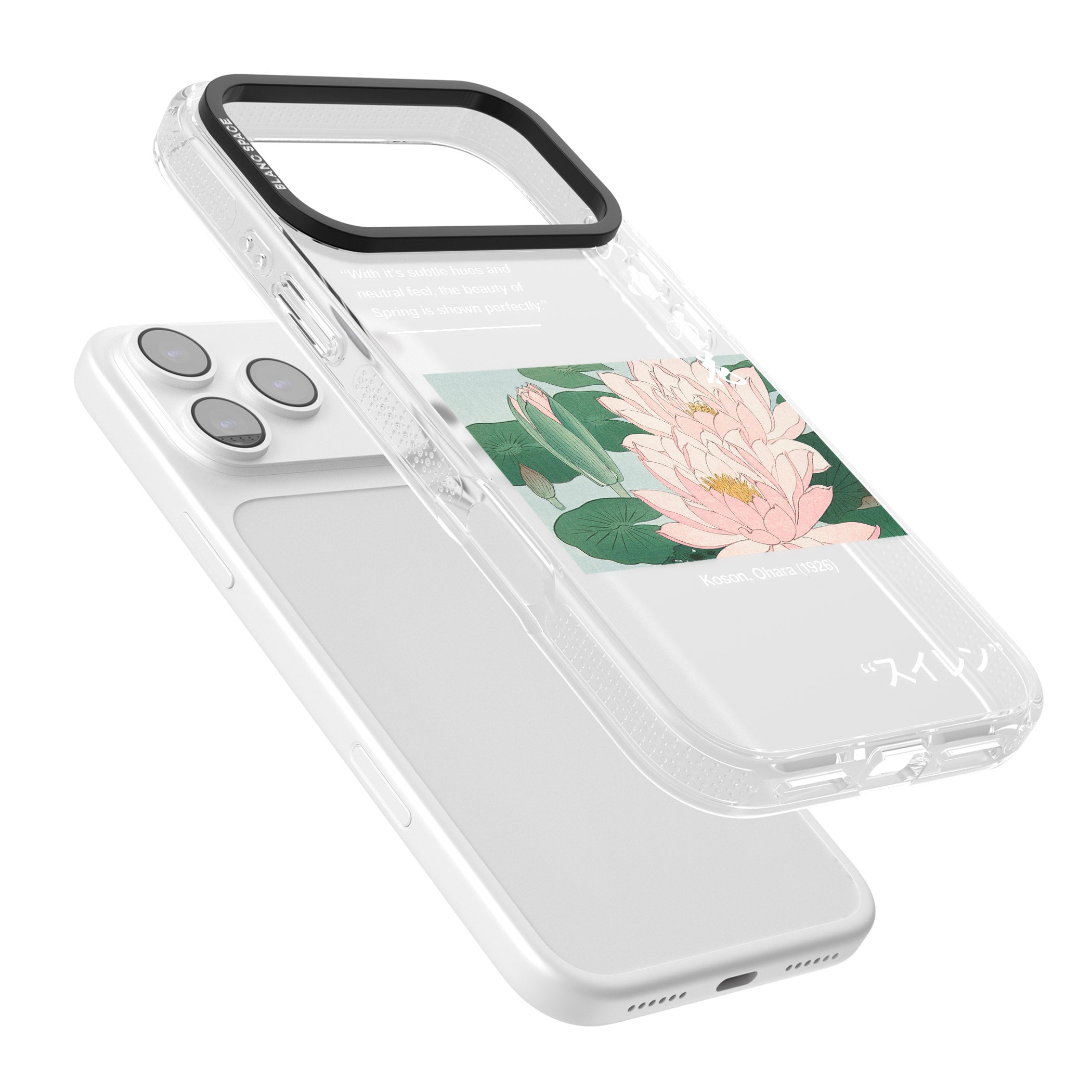 Water Lily iPhone 17 Pro Impact Air Clear Phone Case Colours