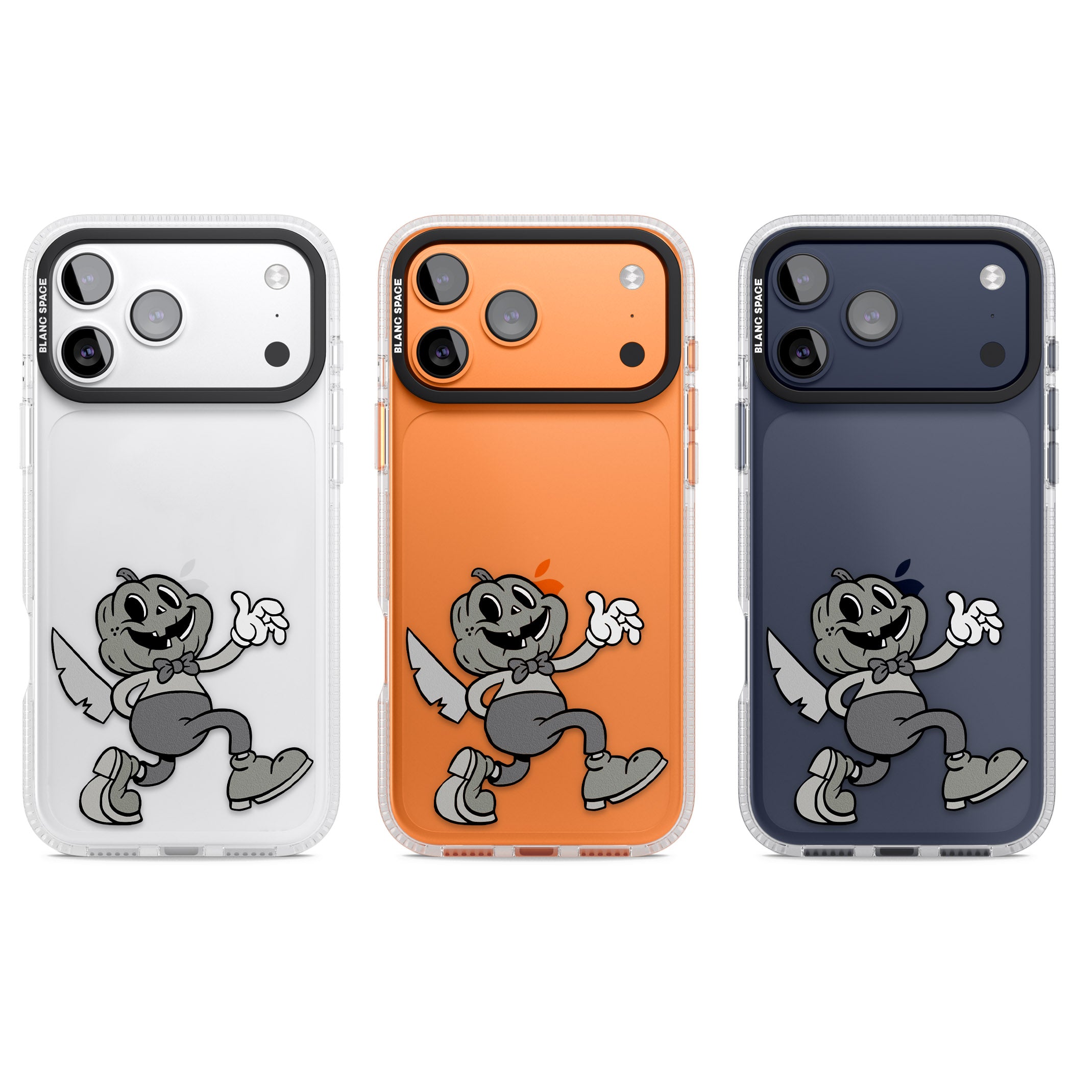 Jack O' Slasher iPhone 17 Pro Impact Air Clear Phone Case APT Impact Protection