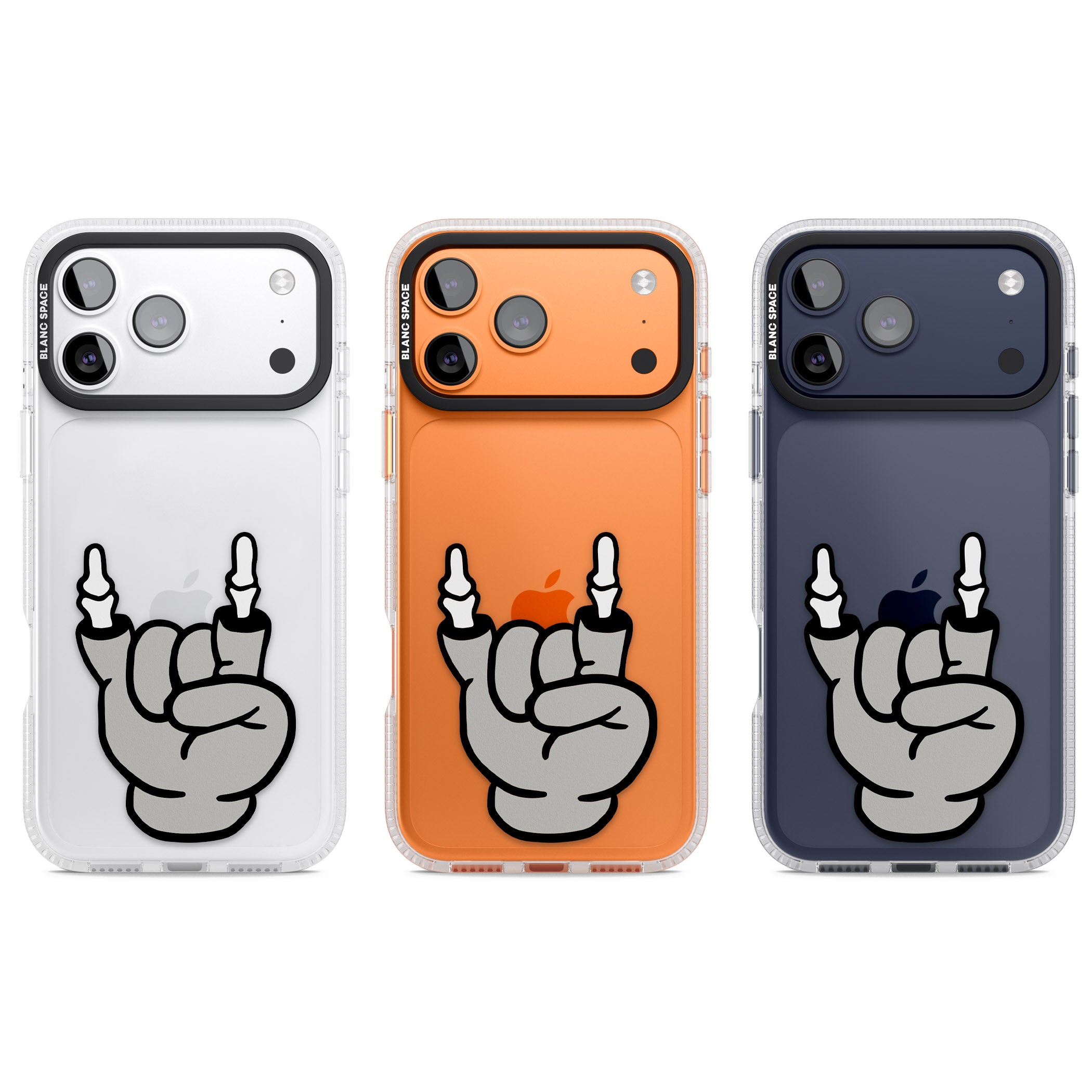 Rock 'Til You Drop iPhone 17 Pro Impact Air Clear Phone Case APT Impact Protection