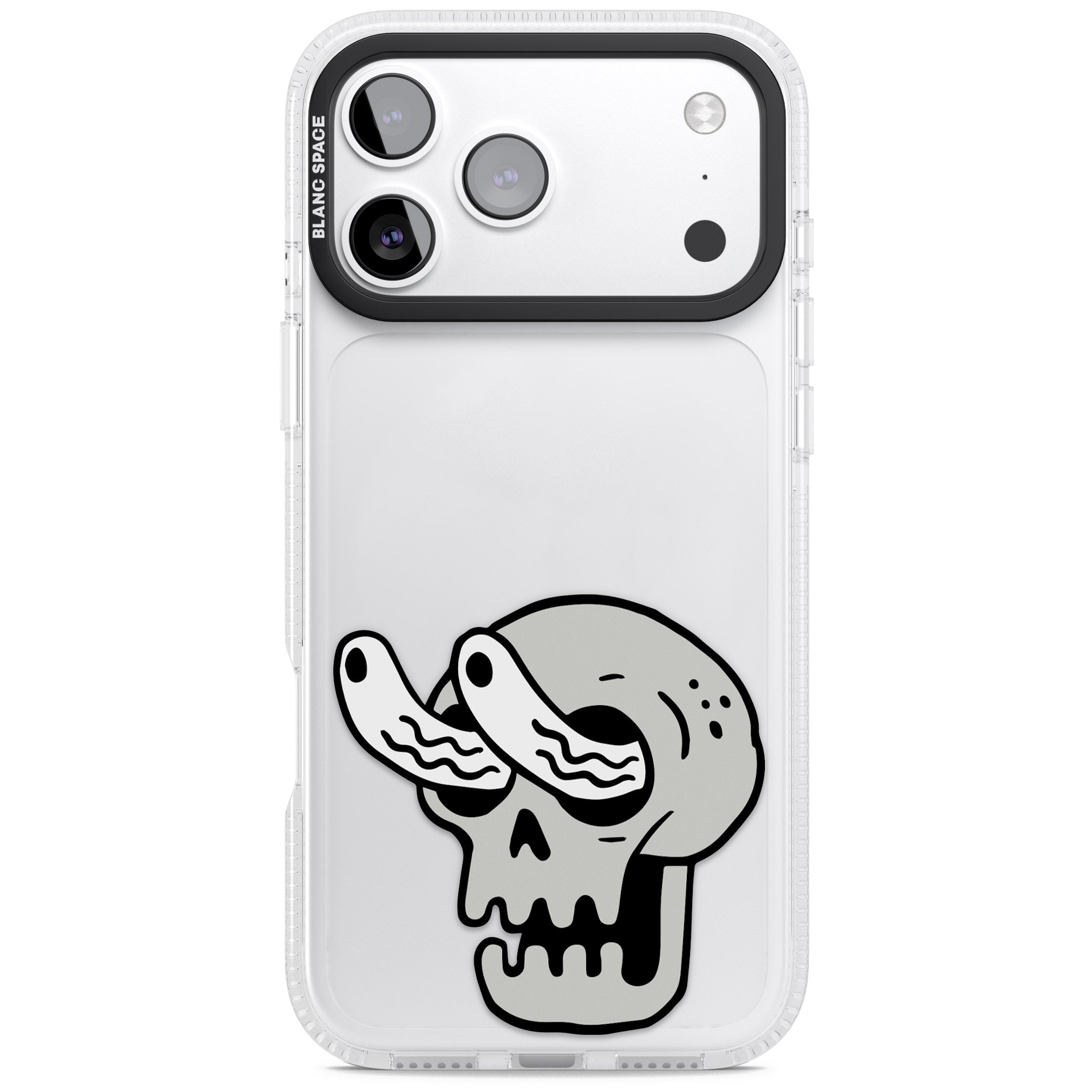 Skull Eyes iPhone 17 Pro Max Impact Air Clear Phone Case