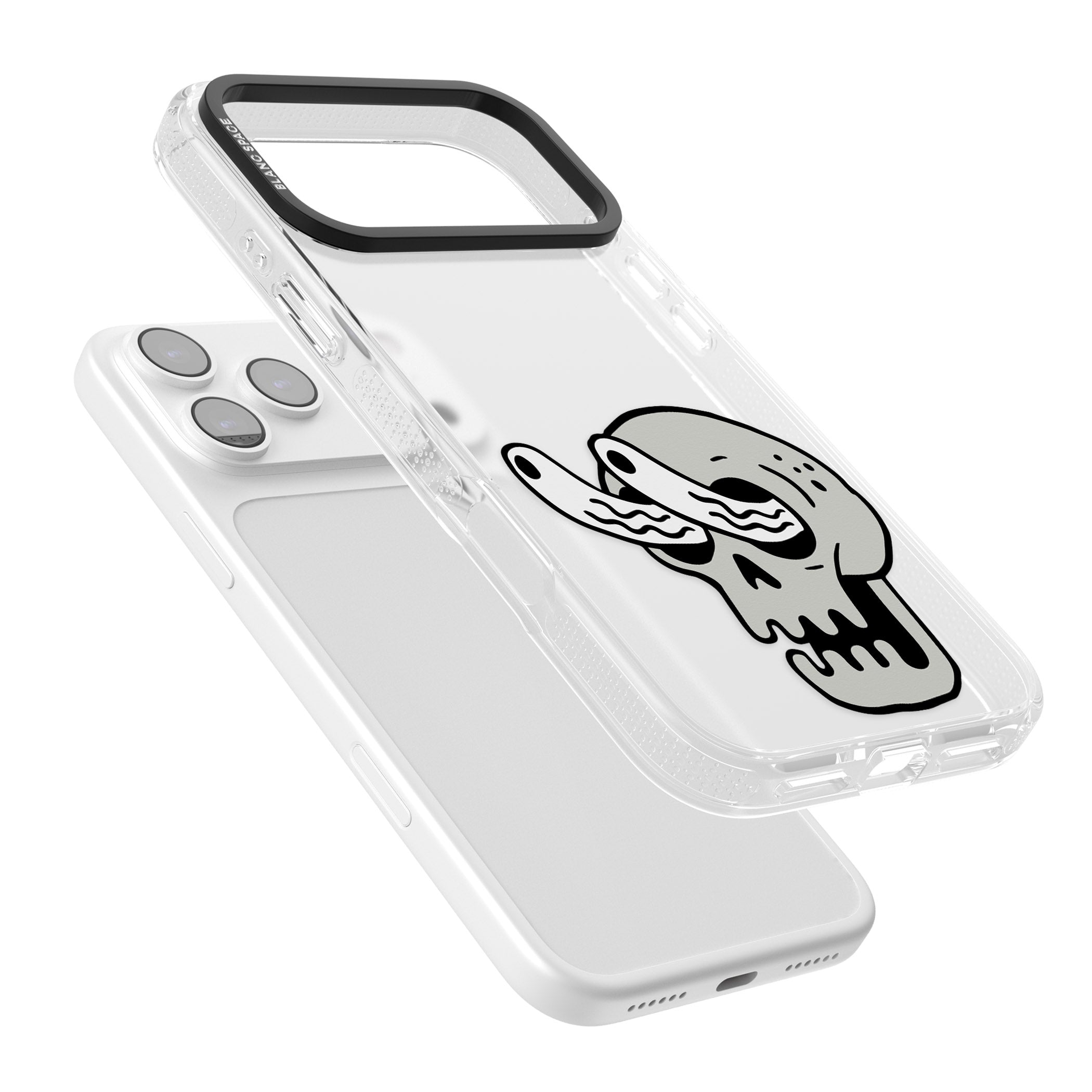 Skull Eyes iPhone 17 Pro Max Impact Air Clear Phone Case Colours