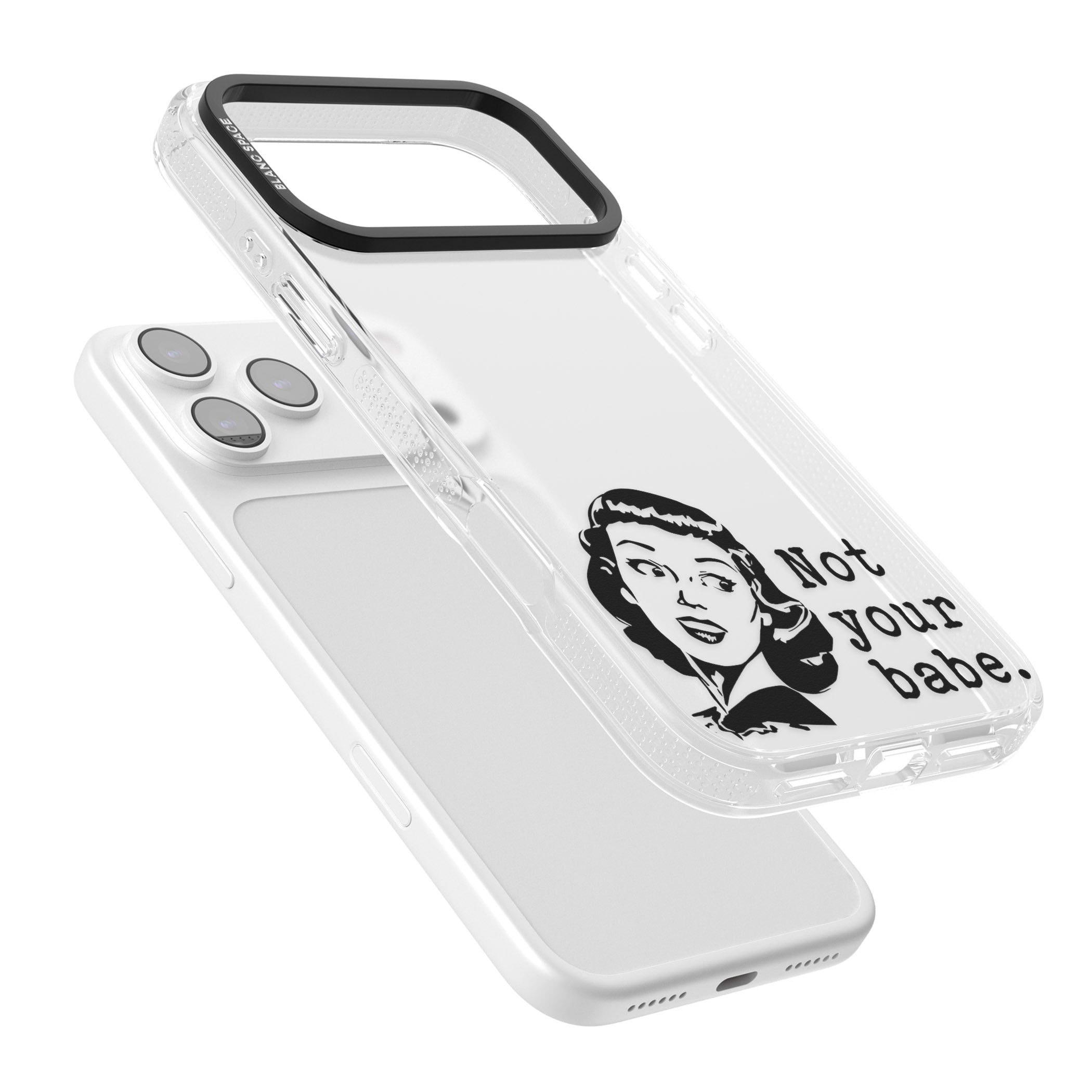 Not Your Babe iPhone 17 Pro Max Impact Air Clear Phone Case Colours