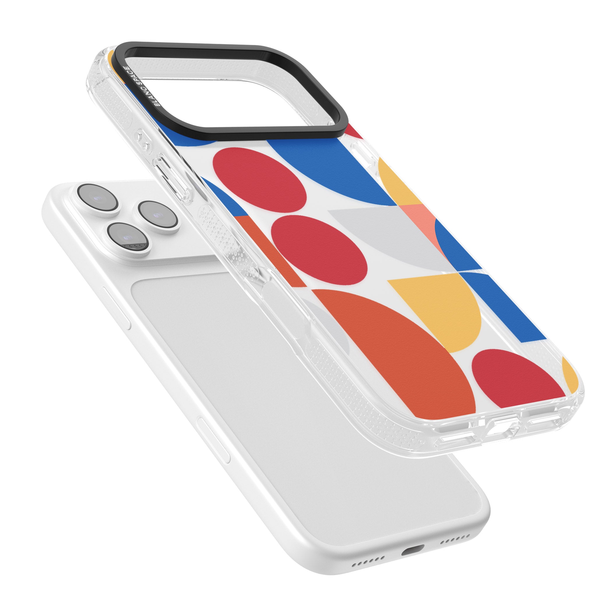 Abstract Colorful Geometric iPhone 17 Pro Max Impact Air Clear Phone Case Colours
