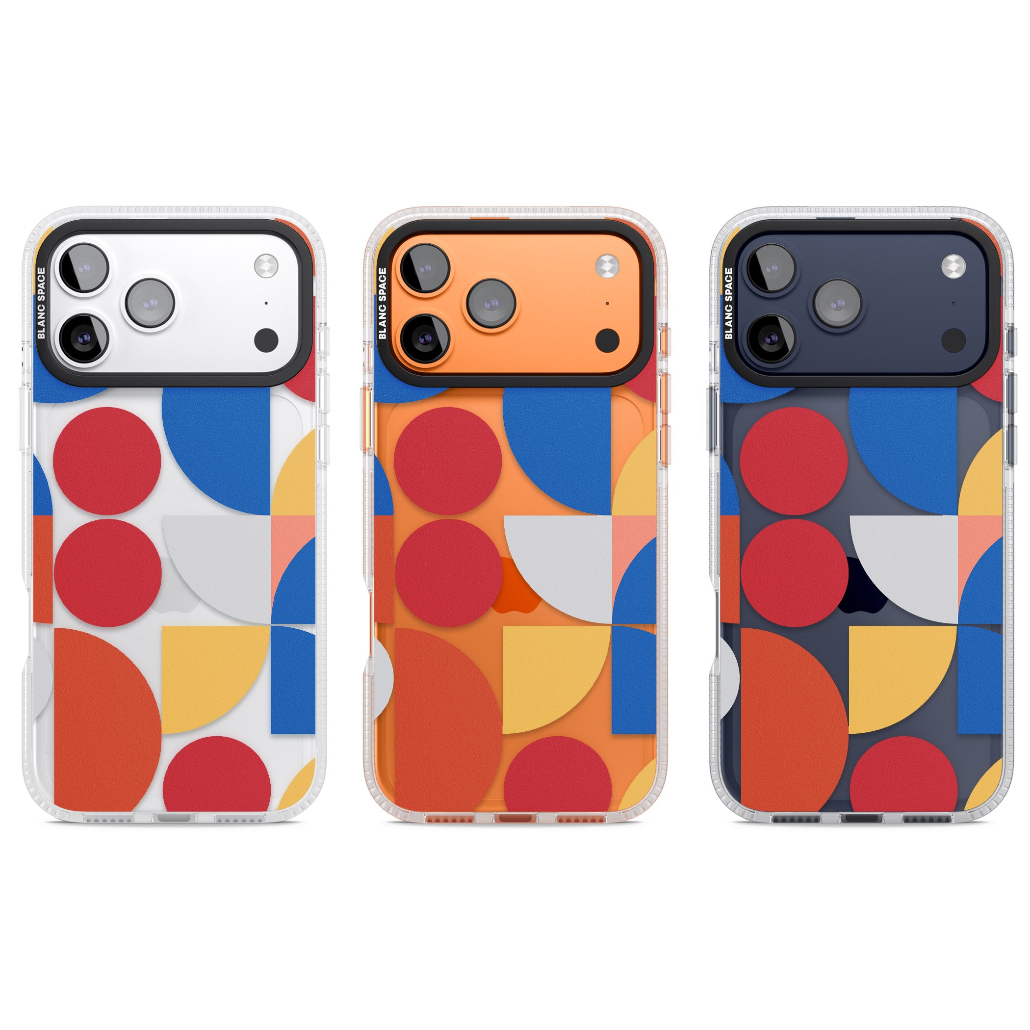 Abstract Colorful Geometric iPhone 17 Pro Impact Air Clear Phone Case APT Impact Protection