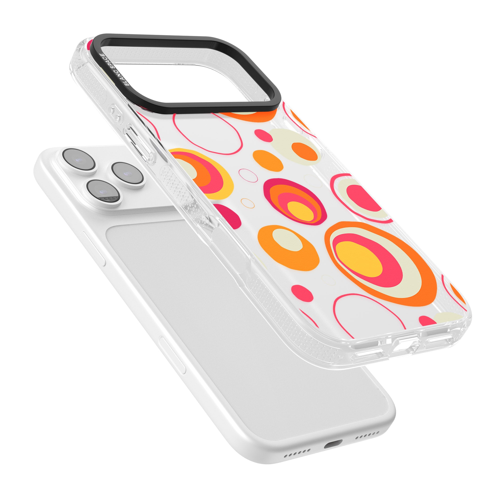 Mid Century Party Pattern iPhone 17 Pro Impact Air Clear Phone Case Colours