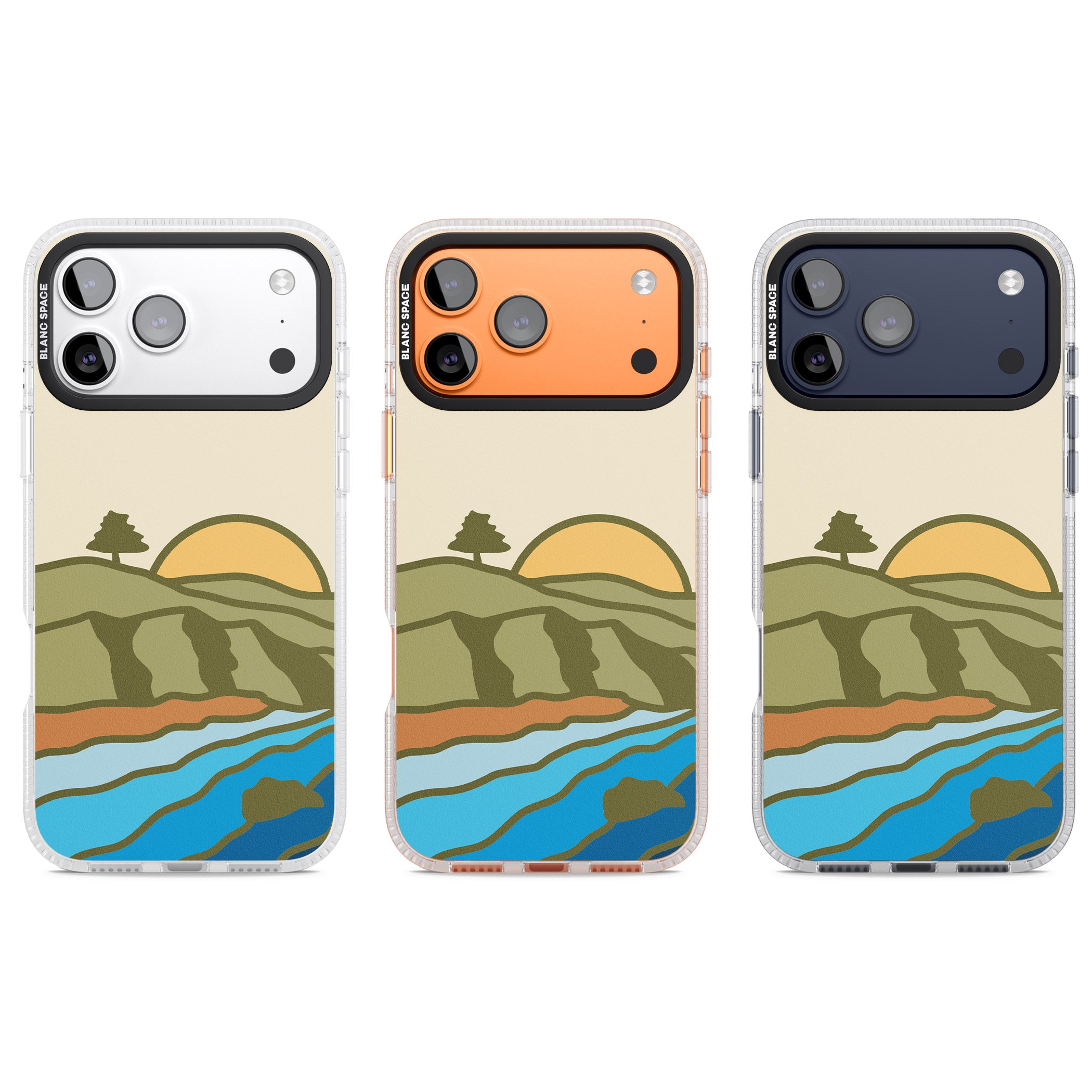 North Sunset iPhone 17 Pro Impact Air Clear Phone Case APT Impact Protection
