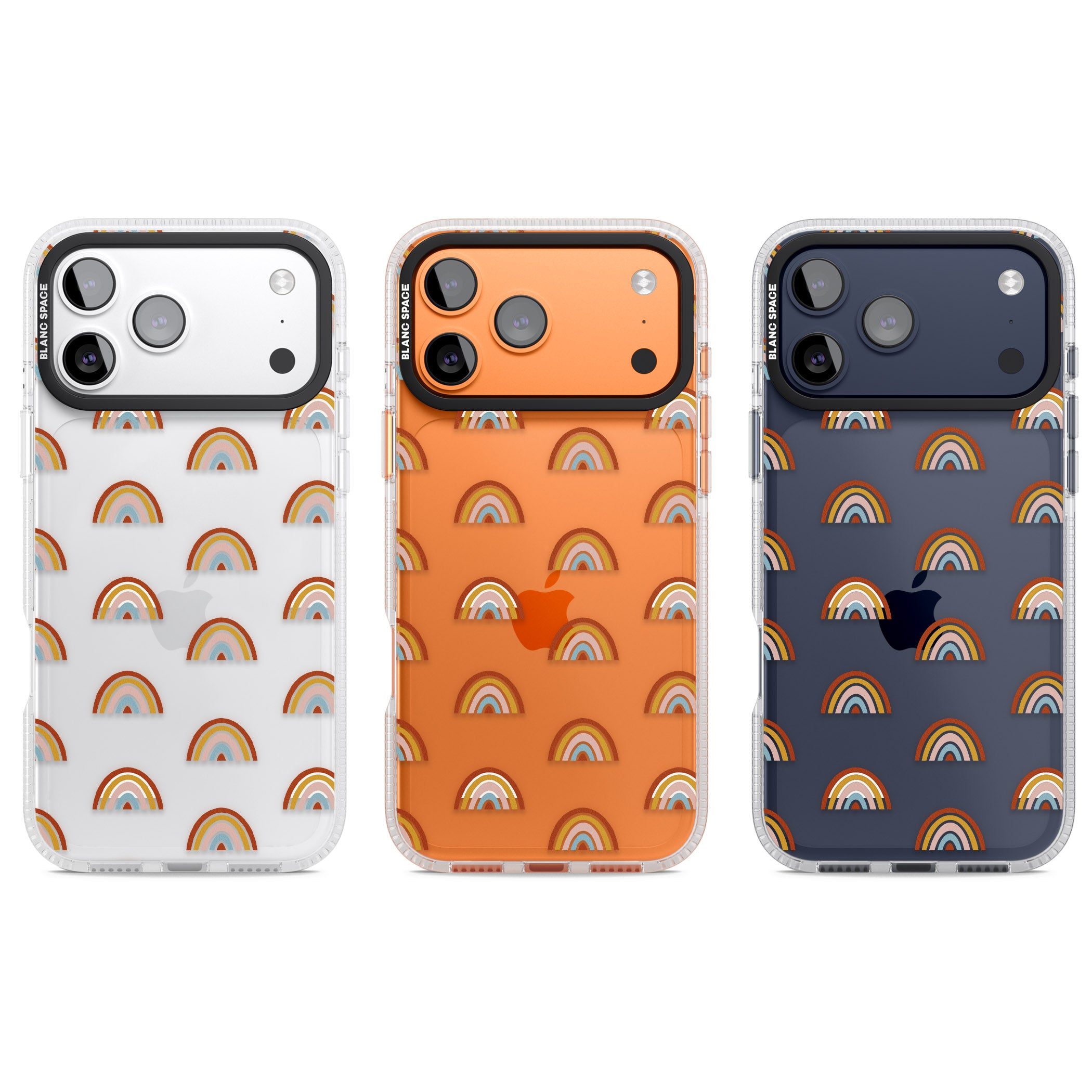 Scandi Rainbow iPhone 17 Pro Impact Air Clear Phone Case APT Impact Protection
