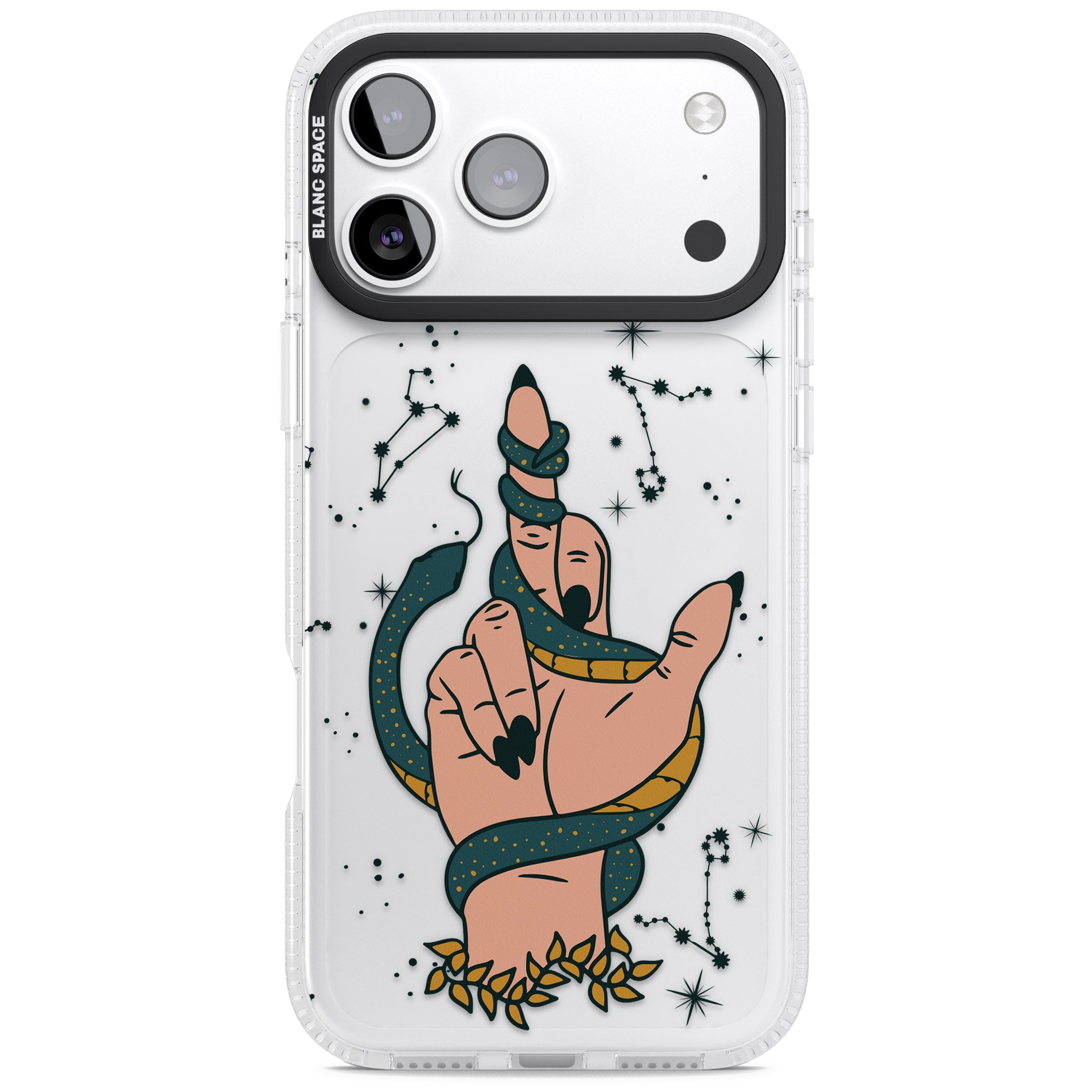 Snakes, Stars And Cynicism iPhone 17 Pro Max Impact Air Clear Phone Case