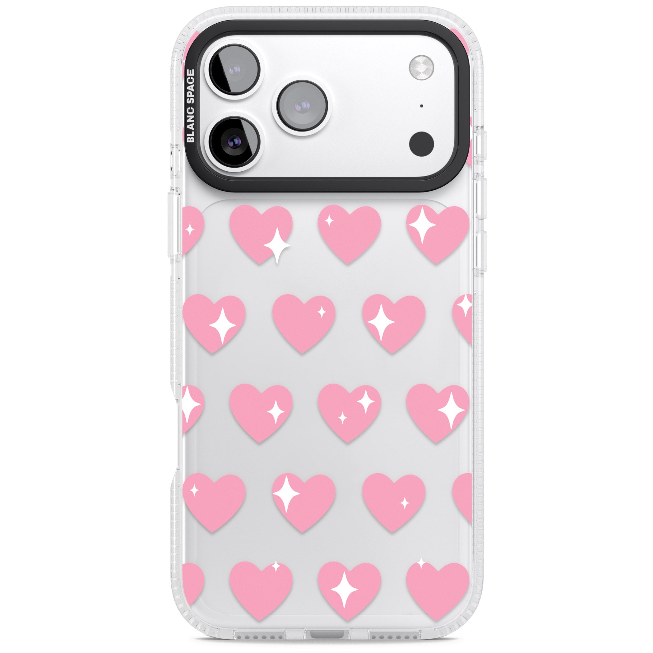 Sweet Hearts iPhone 17 Pro Max Impact Air Clear Phone Case