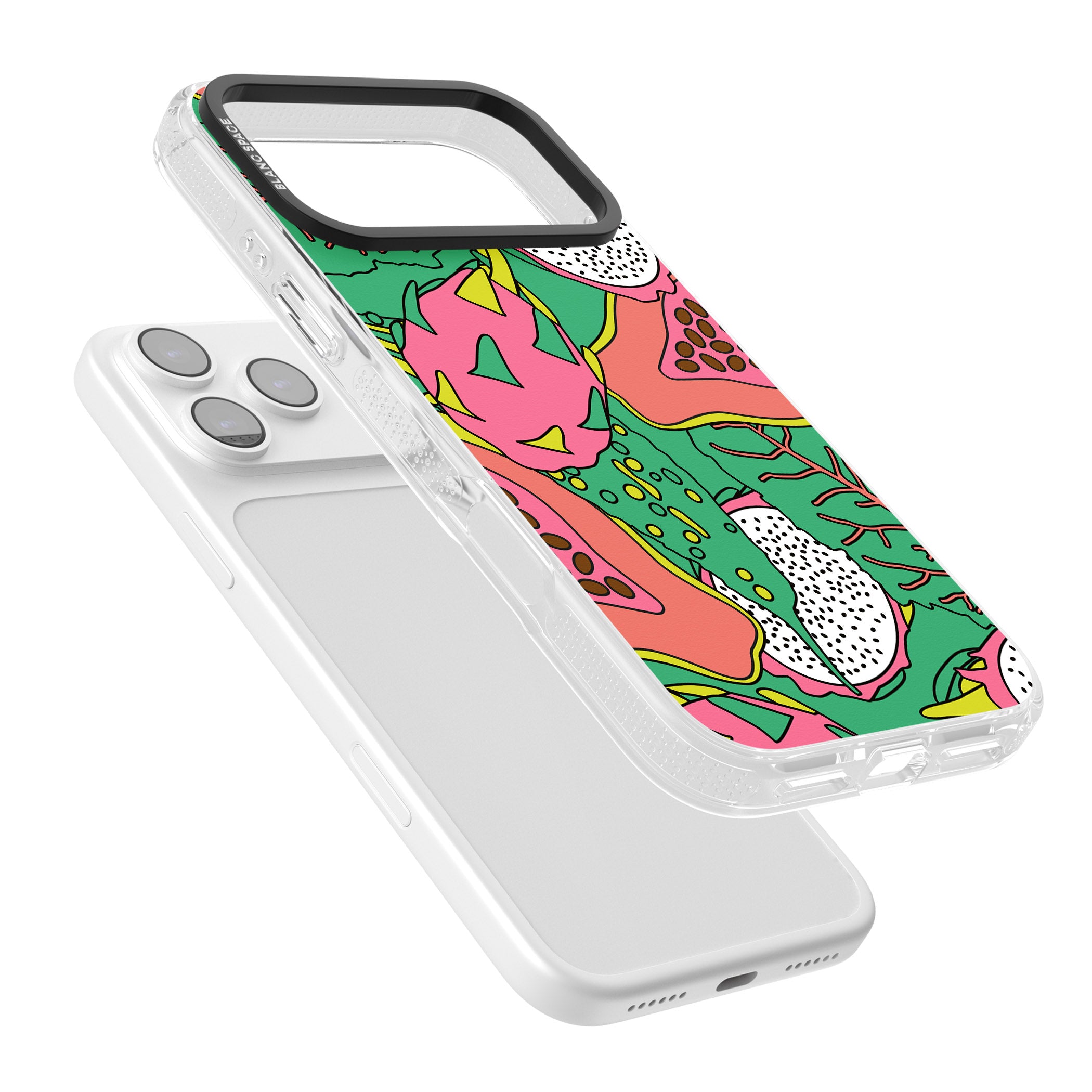 Psychedelic Salad iPhone 17 Pro Impact Air Clear Phone Case Colours