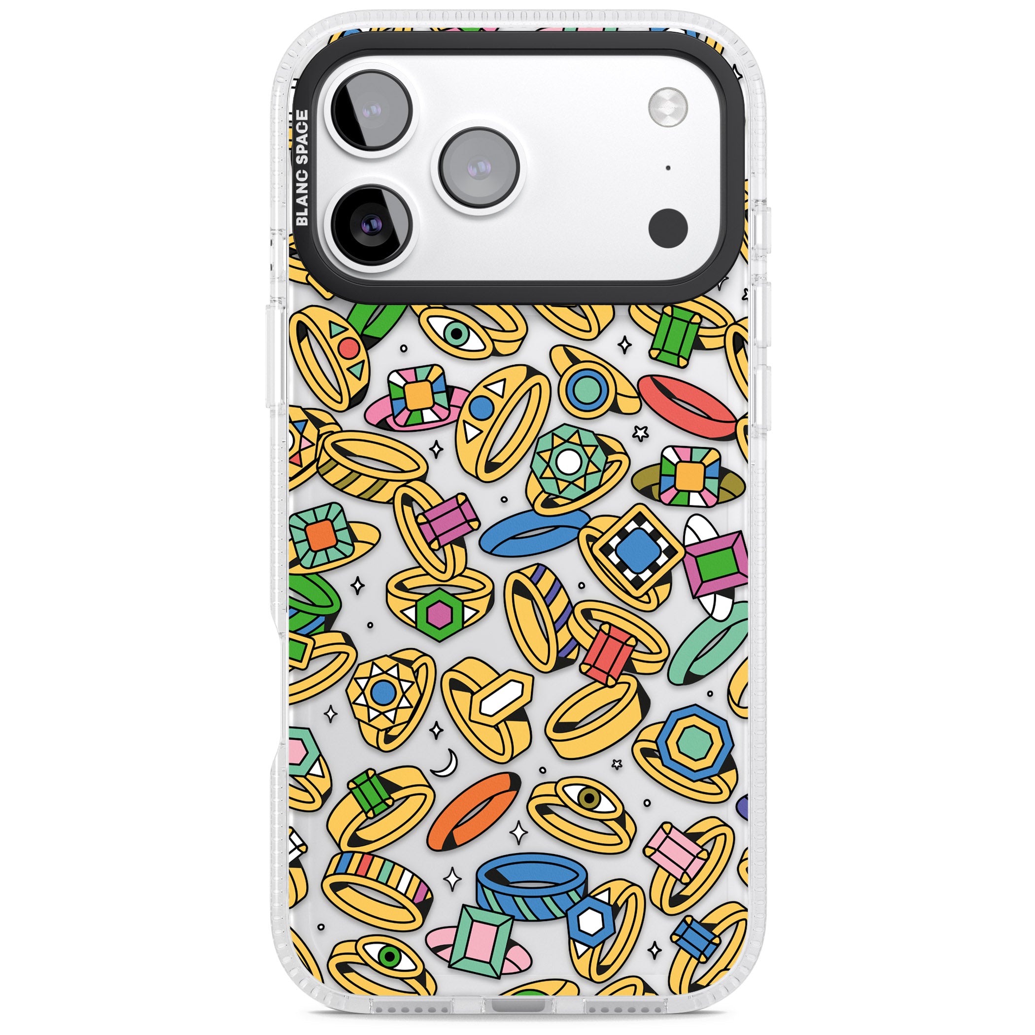 Gemstone Glitz iPhone 17 Pro Max Impact Air Clear Phone Case