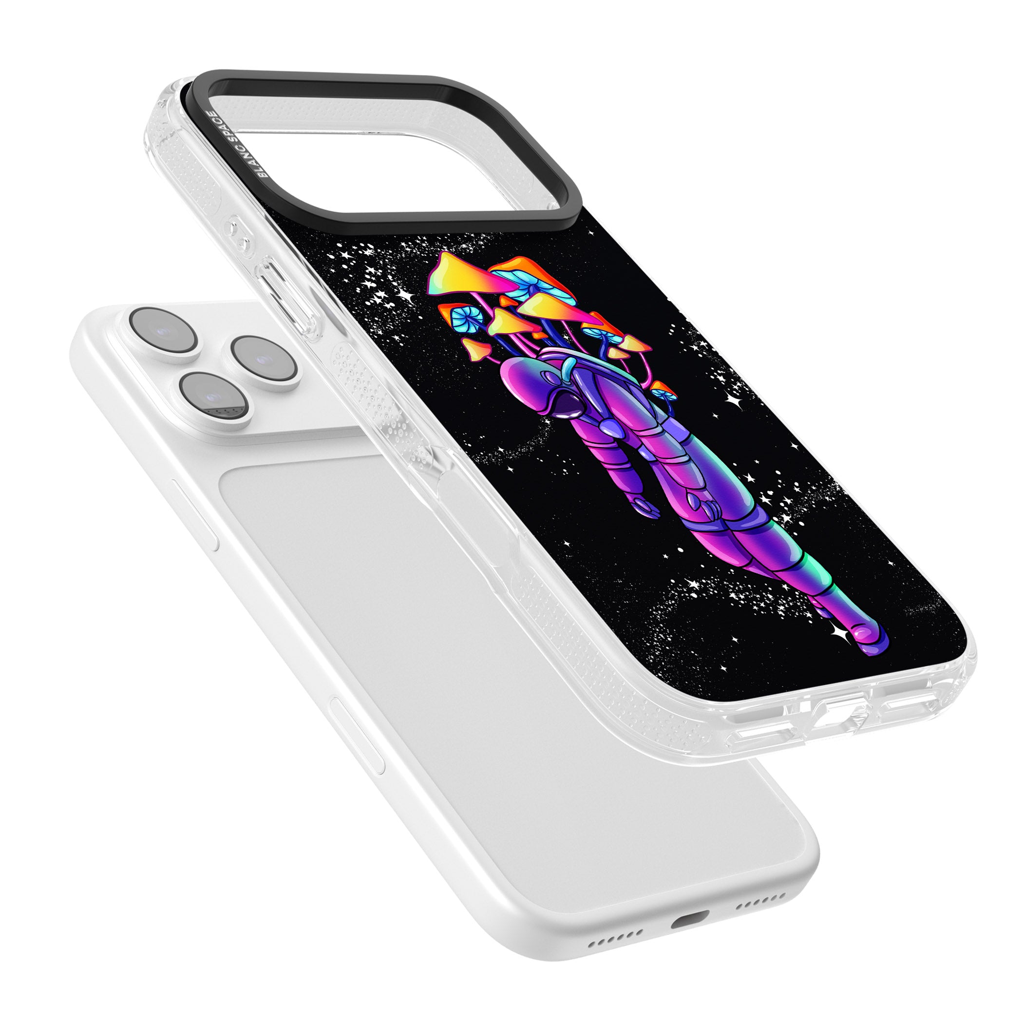 Space Mutation iPhone 17 Pro Max Impact Air Clear Phone Case Colours