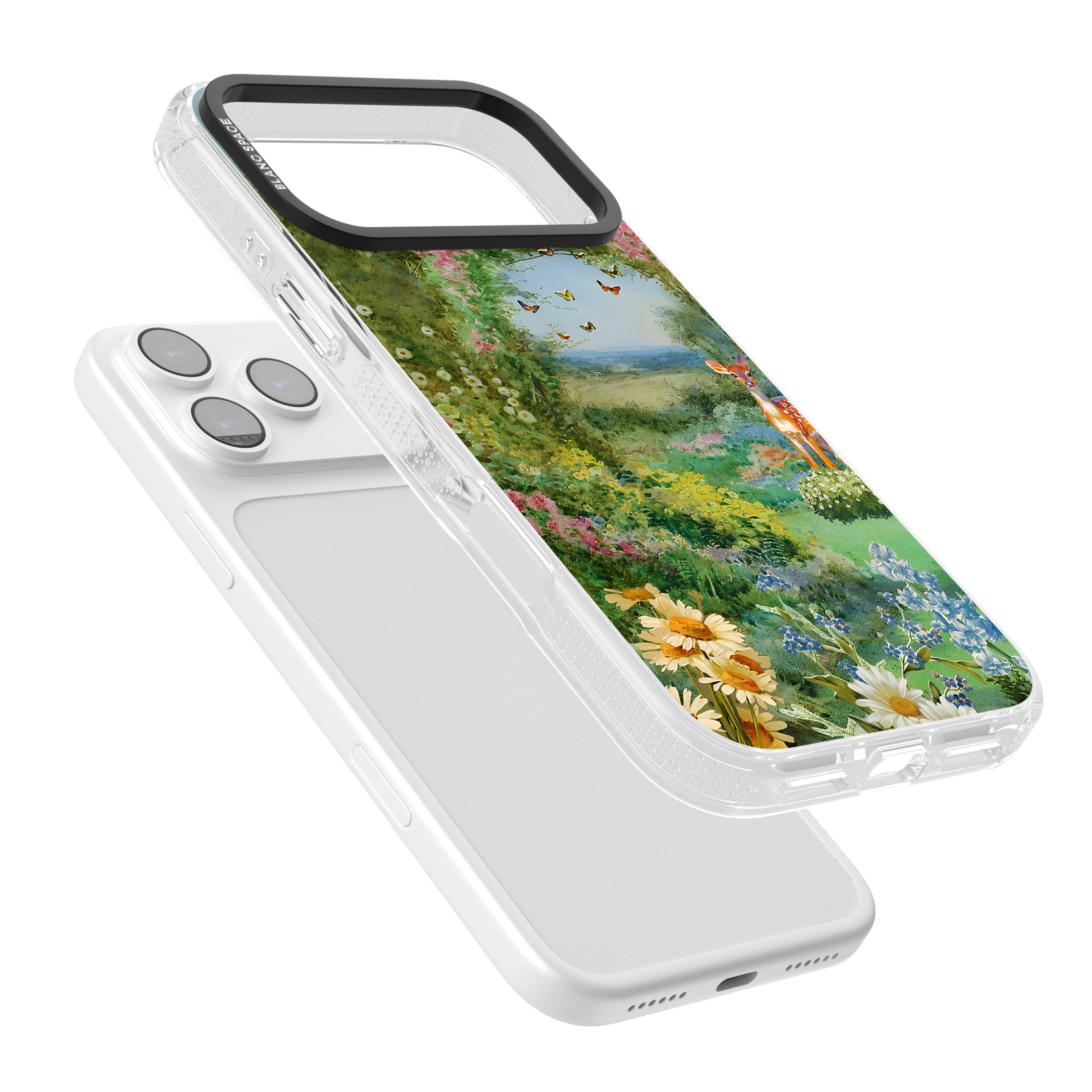 Flourishing Meadow iPhone 17 Pro Max Impact Air Clear Phone Case Colours