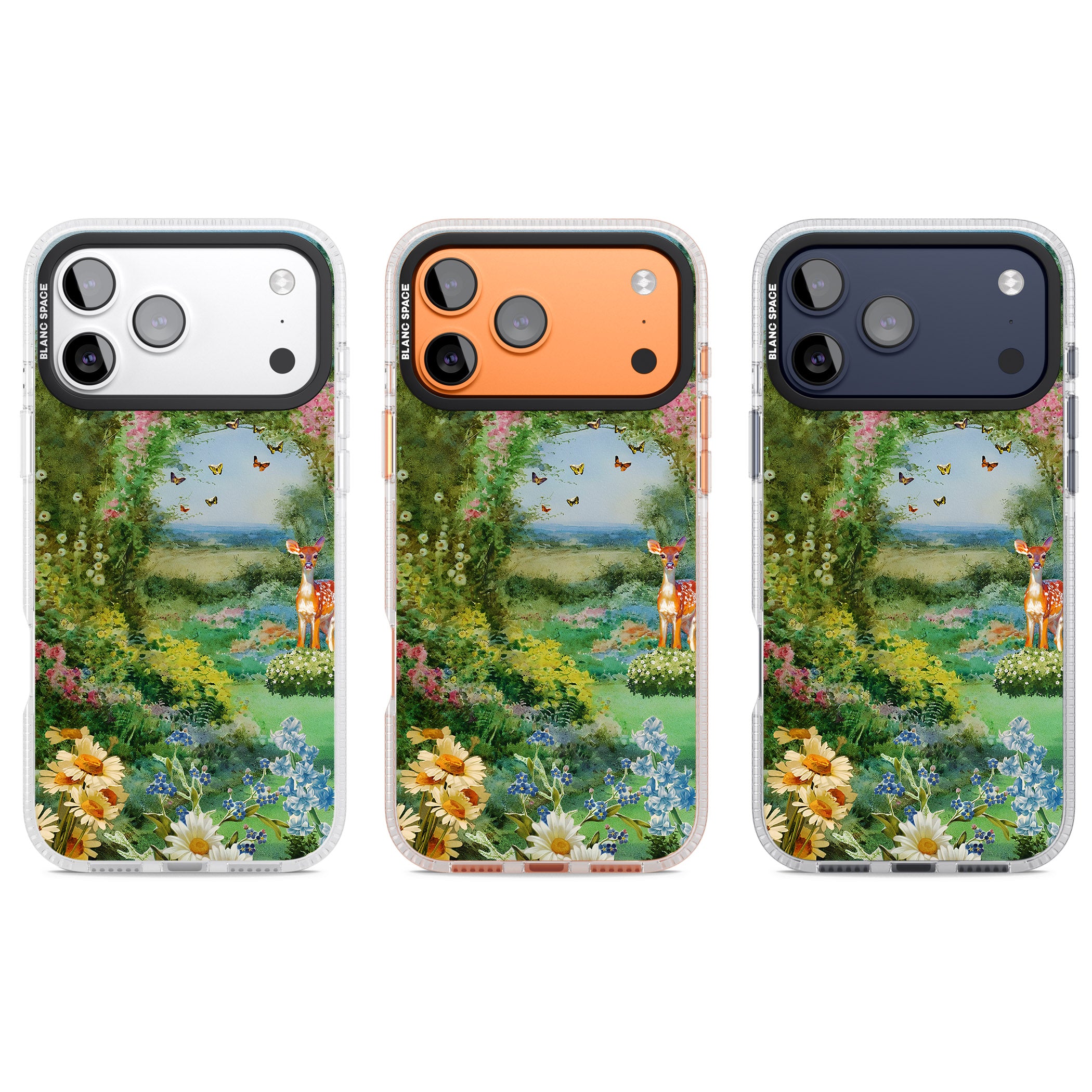 Flourishing Meadow iPhone 17 Pro Impact Air Clear Phone Case APT Impact Protection