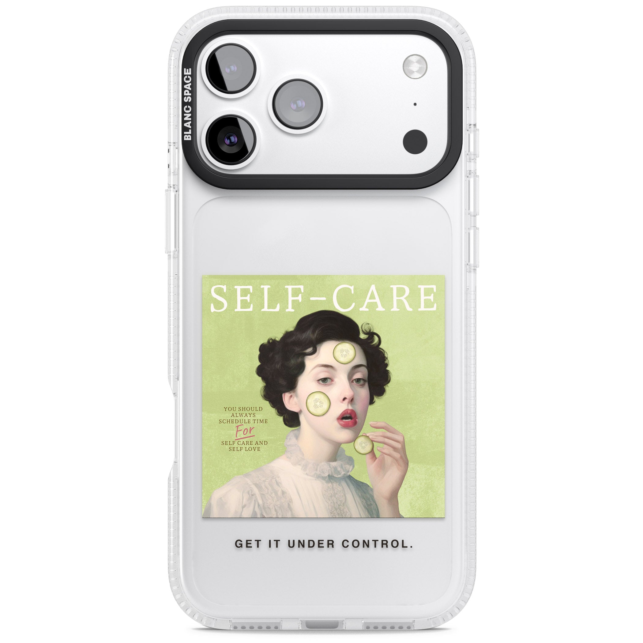 Self Care iPhone 17 Pro Max Impact Air Clear Phone Case