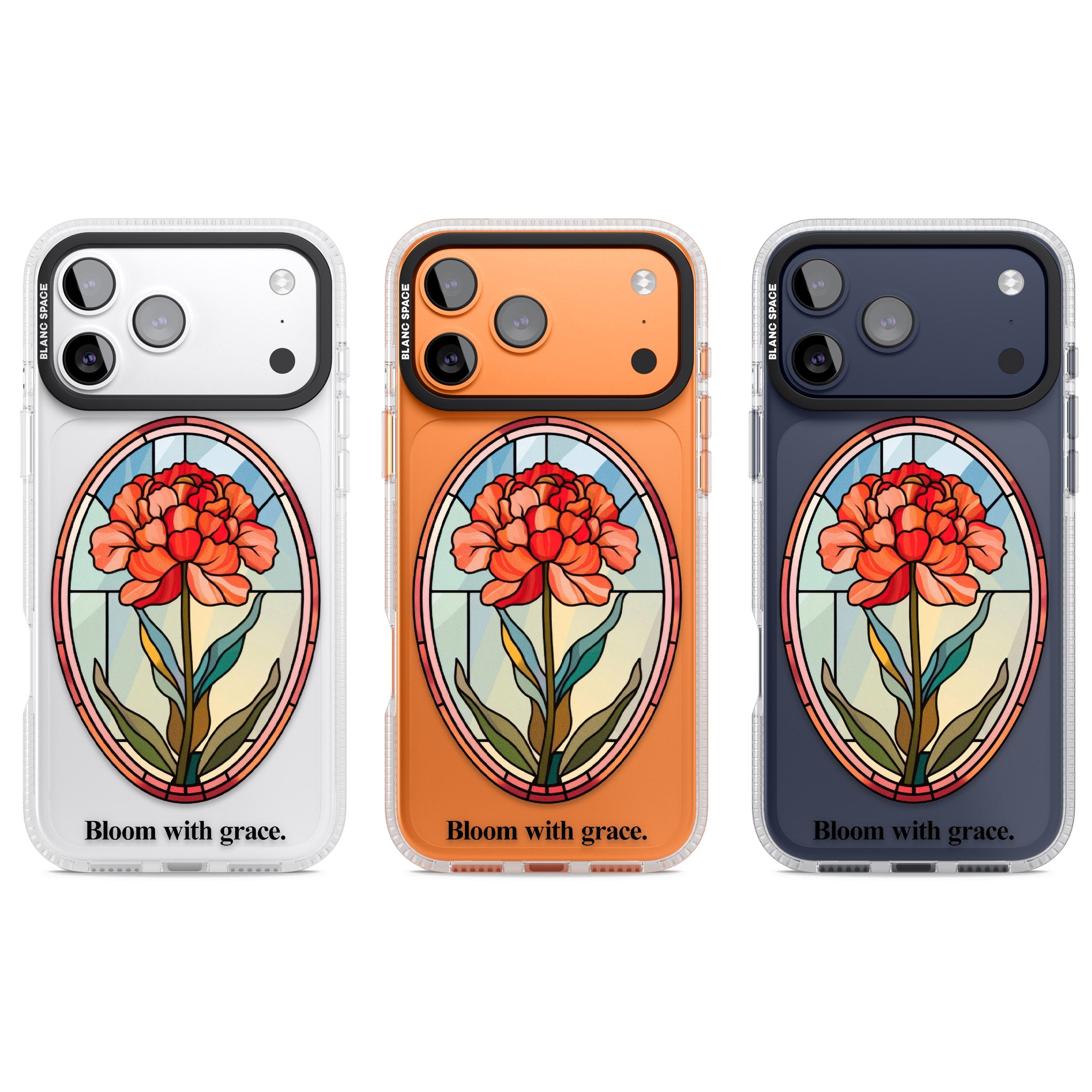 Bloom With Grace iPhone 17 Pro Impact Air Clear Phone Case APT Impact Protection