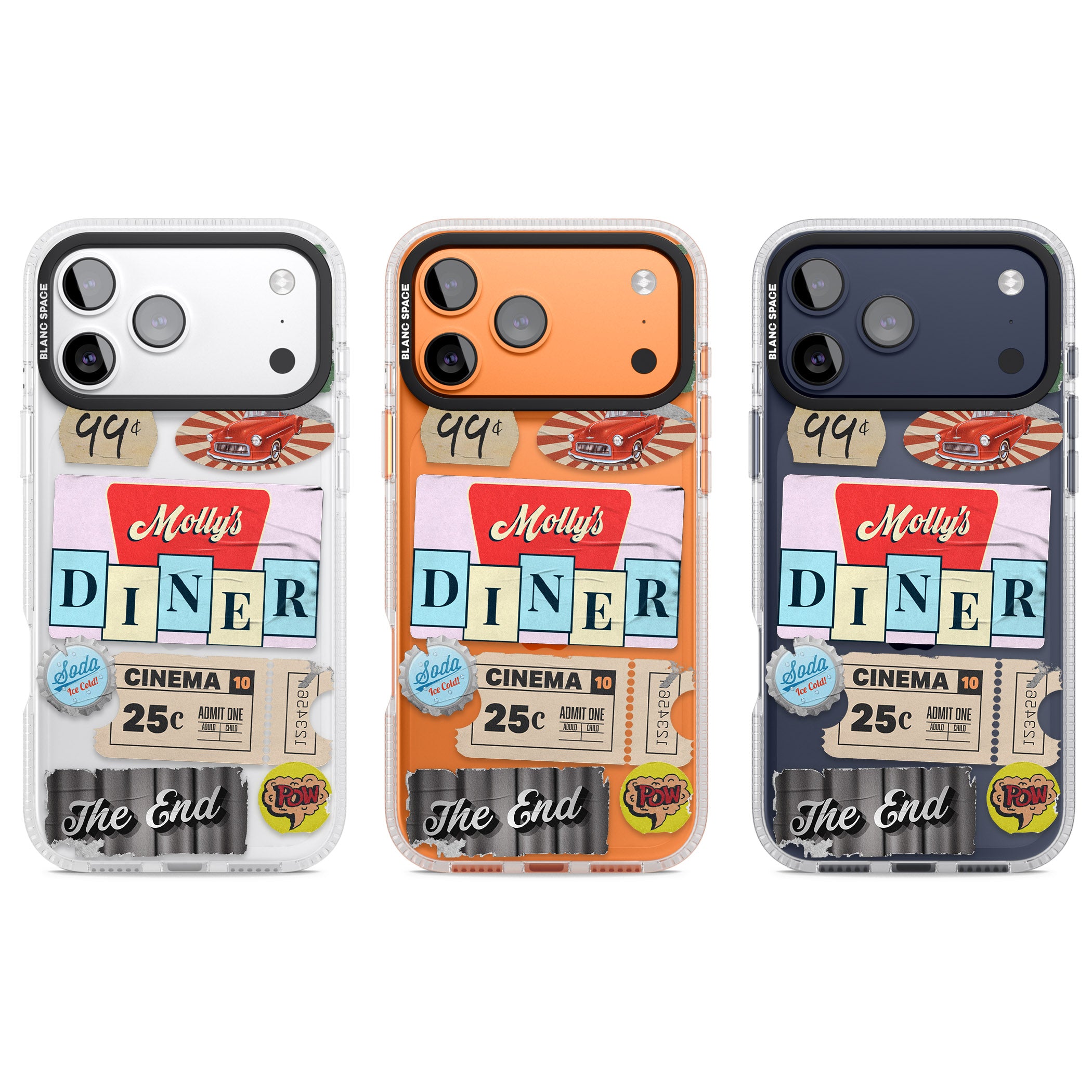 Nifty Fifties Swing iPhone 17 Pro Impact Air Clear Phone Case APT Impact Protection