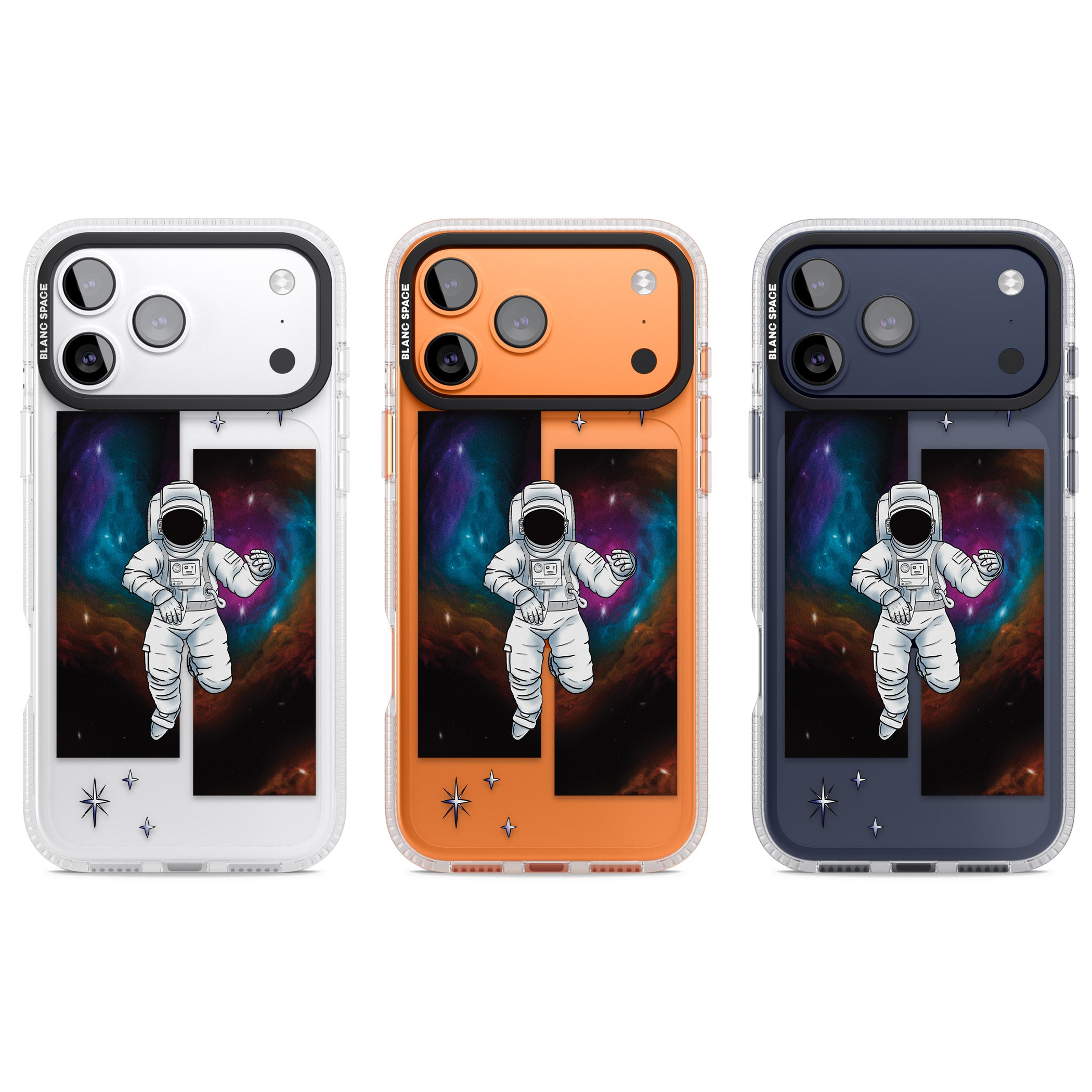 Escape The Nebula iPhone 17 Pro Impact Air Clear Phone Case APT Impact Protection