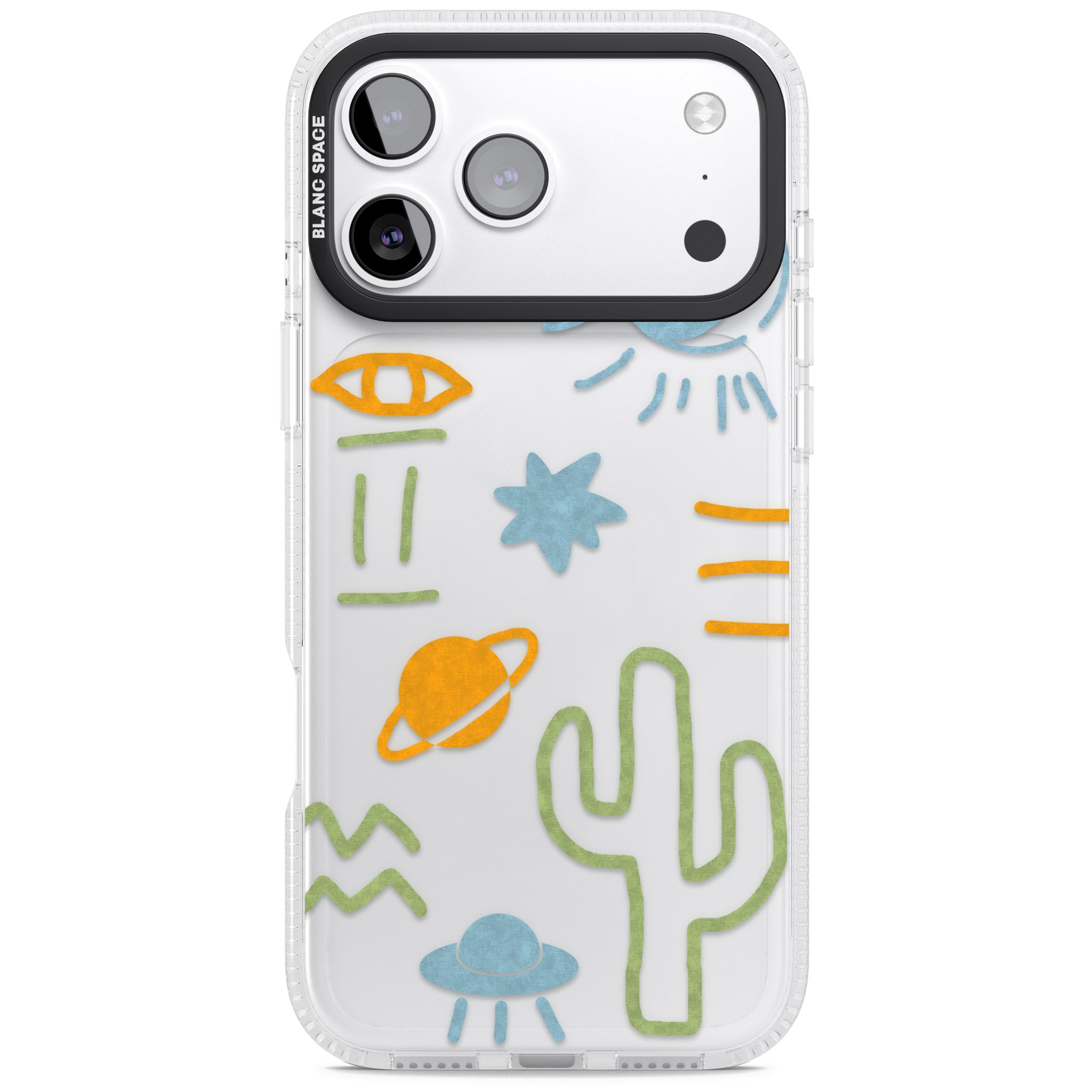 Summer Heat iPhone 17 Pro Impact Air Clear Phone Case