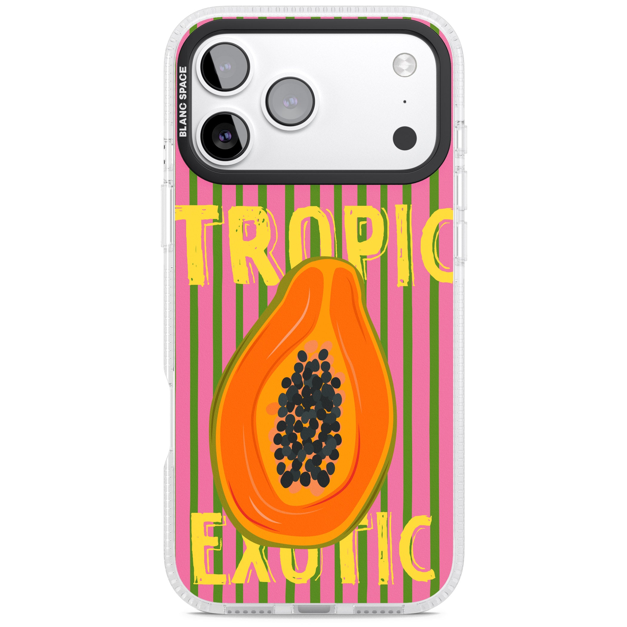 Tropic Exotic iPhone 17 Pro Impact Air Clear Phone Case