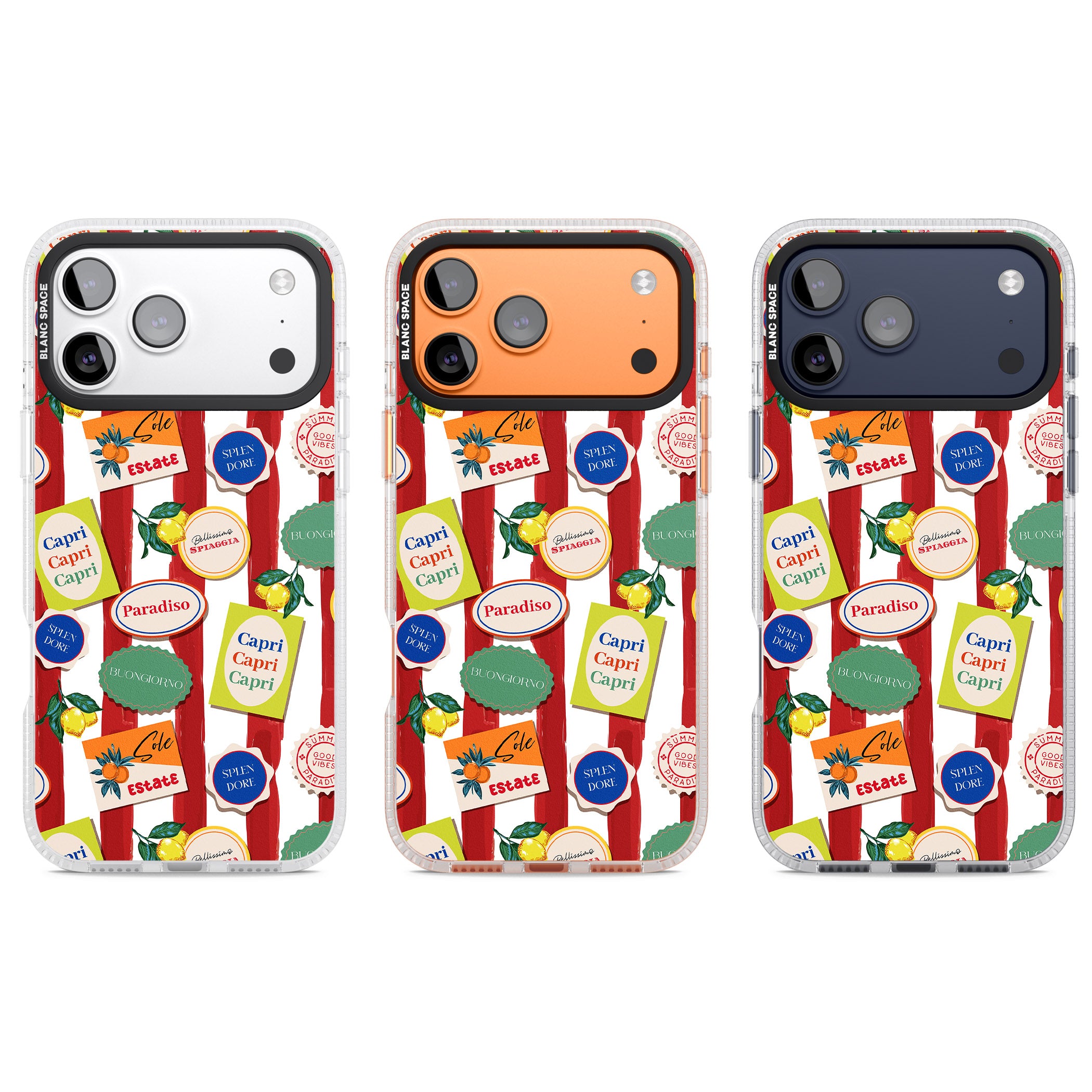 Capri iPhone 17 Pro Impact Air Clear Phone Case APT Impact Protection