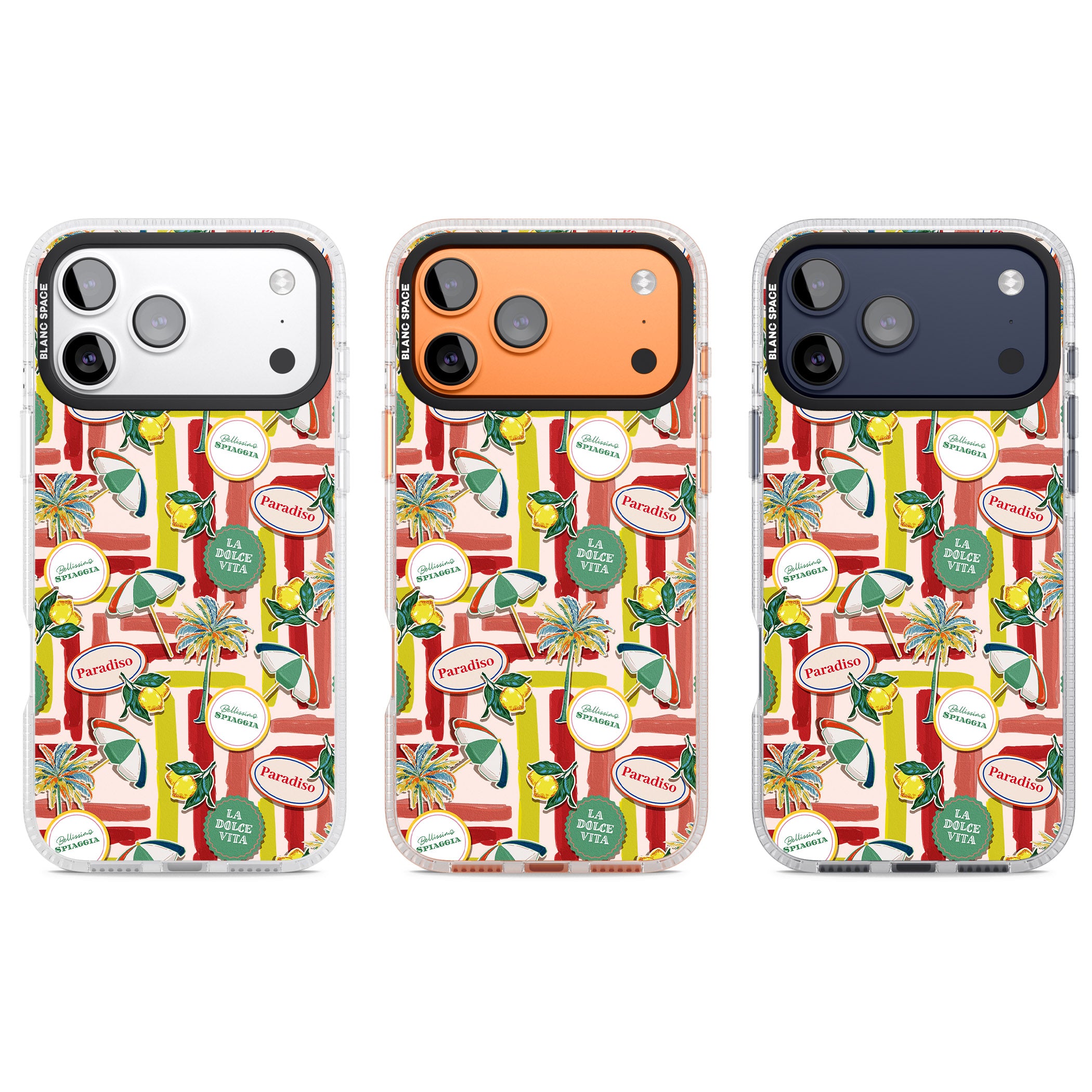 Paradiso Vibes iPhone 17 Pro Impact Air Clear Phone Case APT Impact Protection