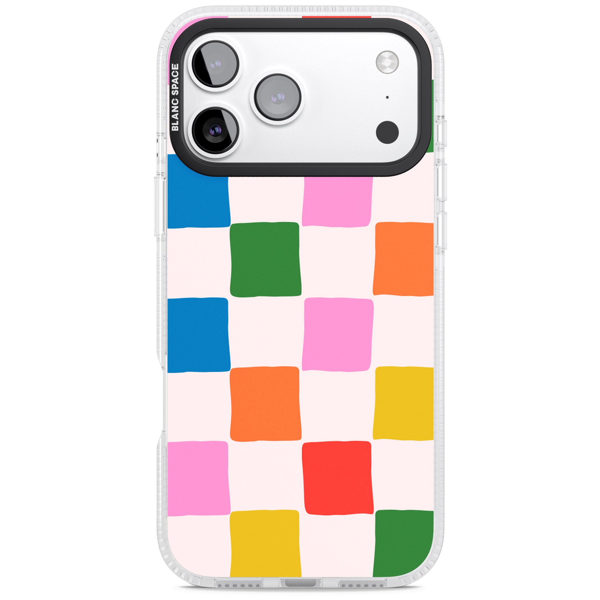 Colour Checked iPhone 17 Pro Impact Air Clear Phone Case