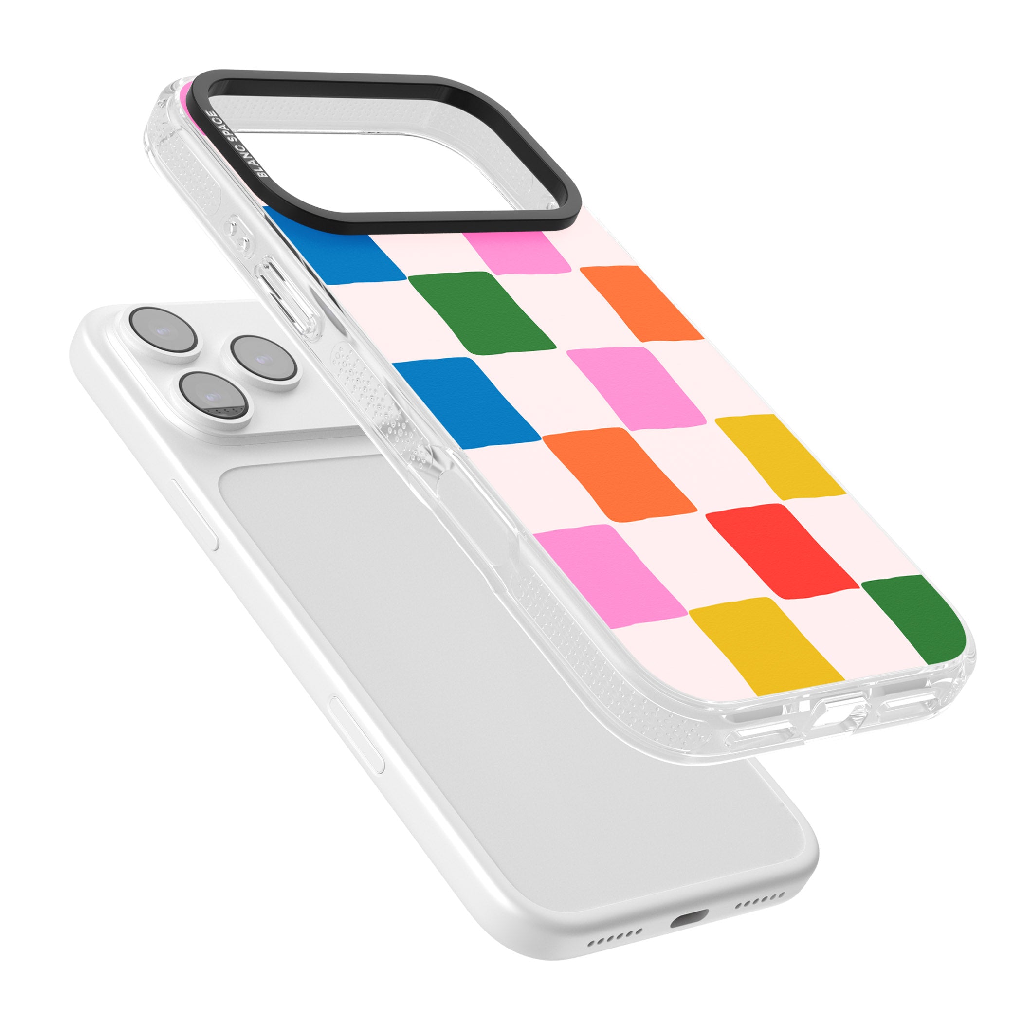 Colour Checked iPhone 17 Pro Max Impact Air Clear Phone Case Colours