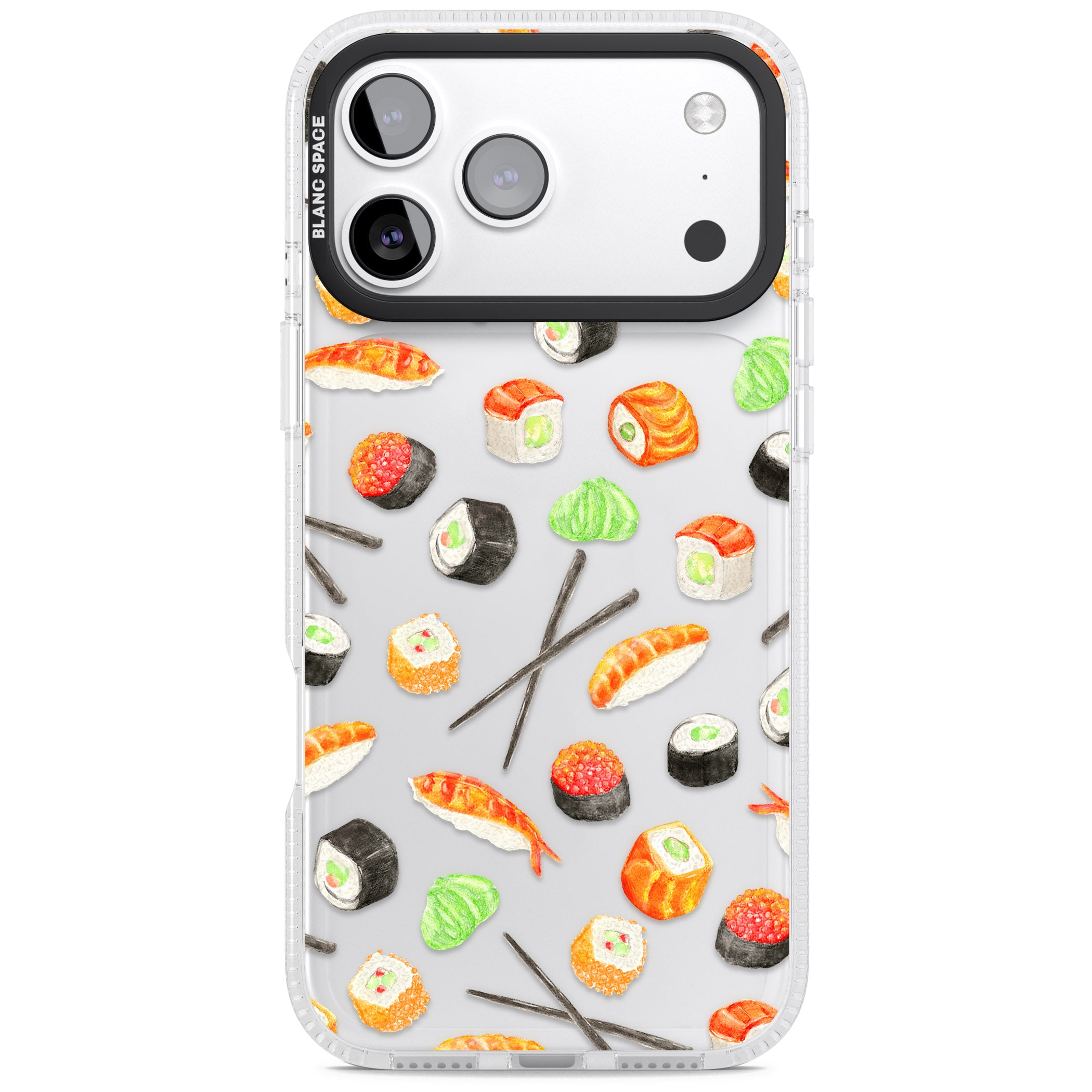 Sushi iPhone 17 Pro Impact Air Clear Phone Case
