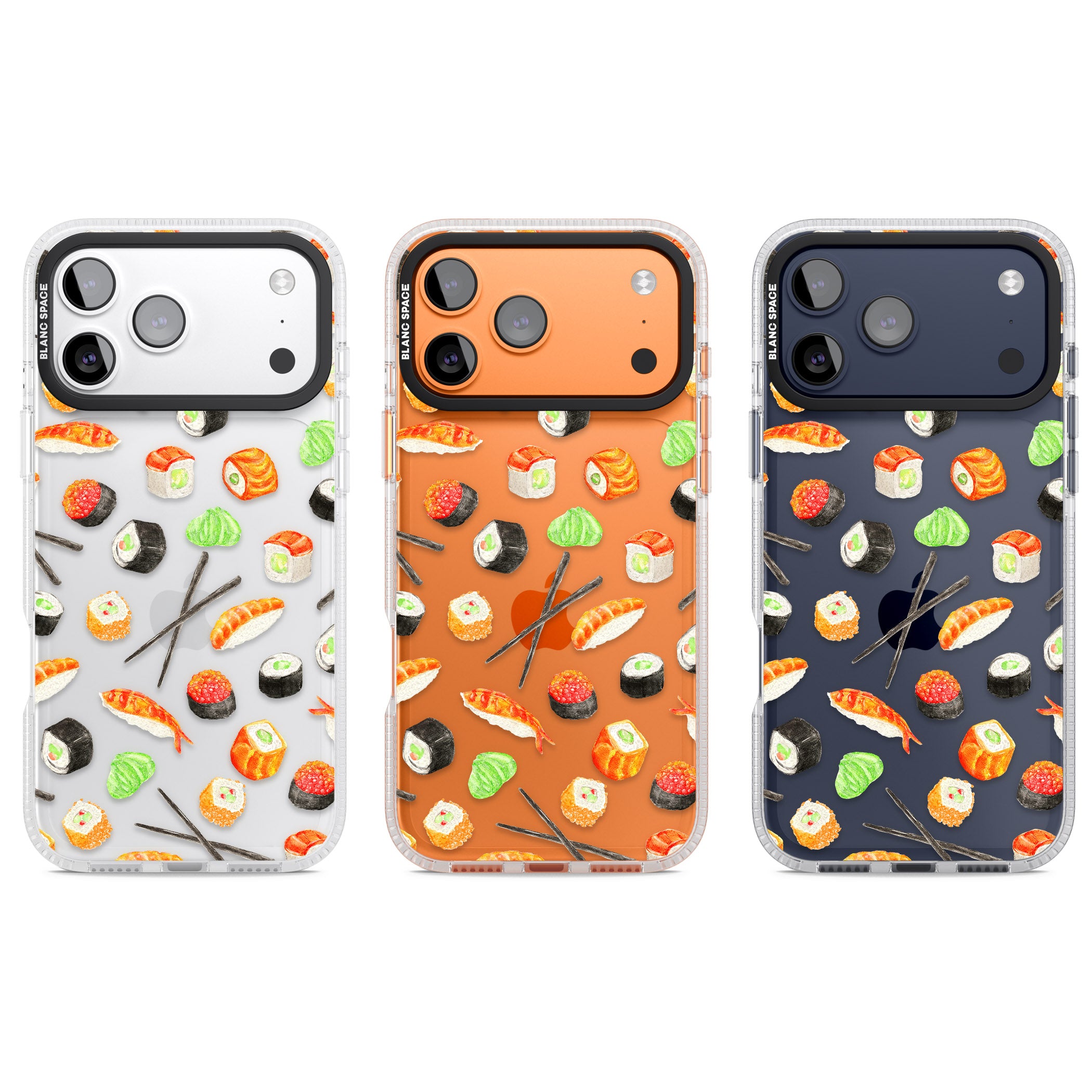 Sushi iPhone 17 Pro Impact Air Clear Phone Case APT Impact Protection