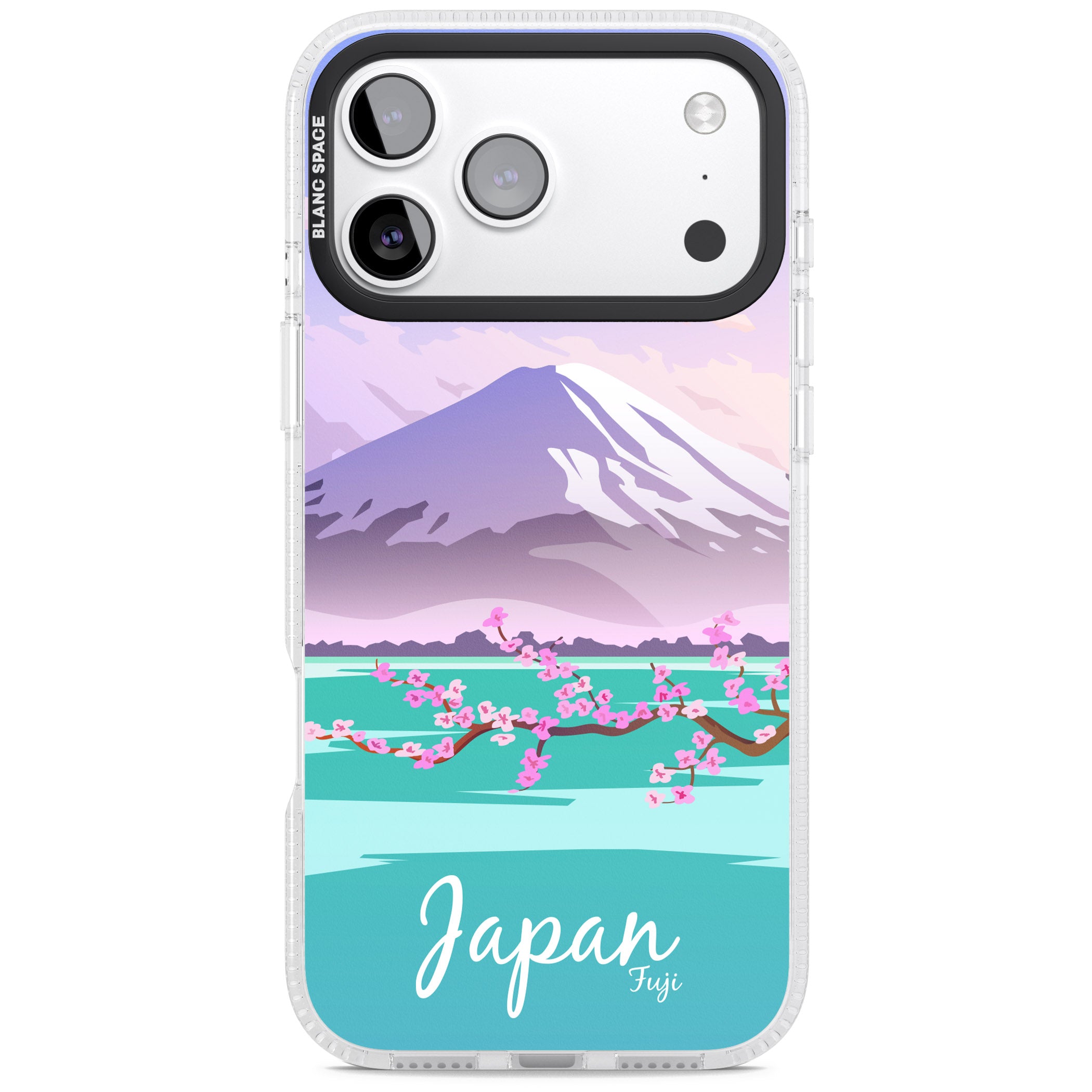 Vintage Travel Poster Japan iPhone 17 Pro Impact Air Clear Phone Case
