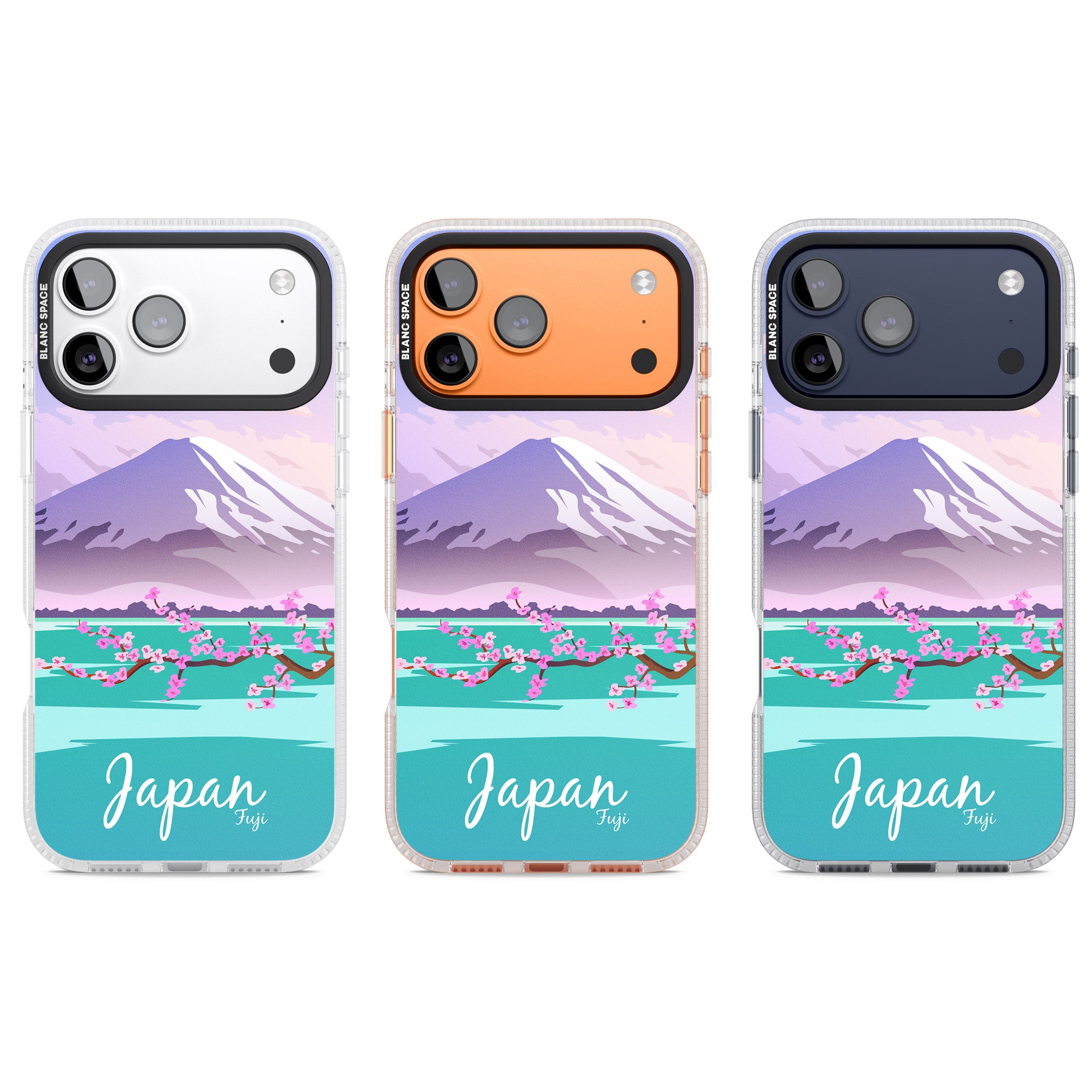 Vintage Travel Poster Japan iPhone 17 Pro Impact Air Clear Phone Case APT Impact Protection