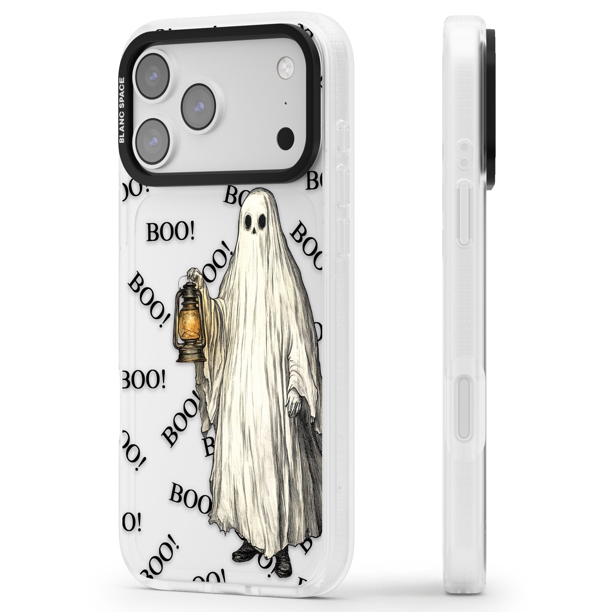 Light The Way iPhone 17 Pro Max Impact Air Clear Phone Case Side Profile