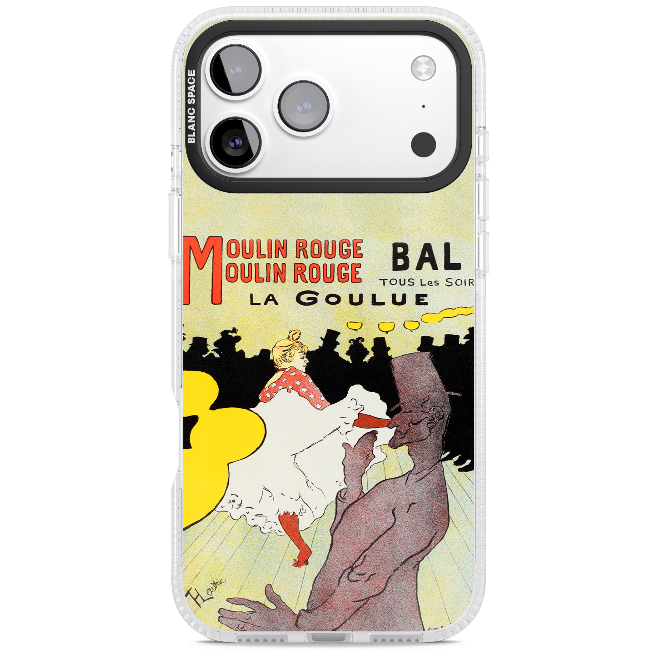 Moulin Rouge Poster iPhone 17 Pro Impact Air Clear Phone Case