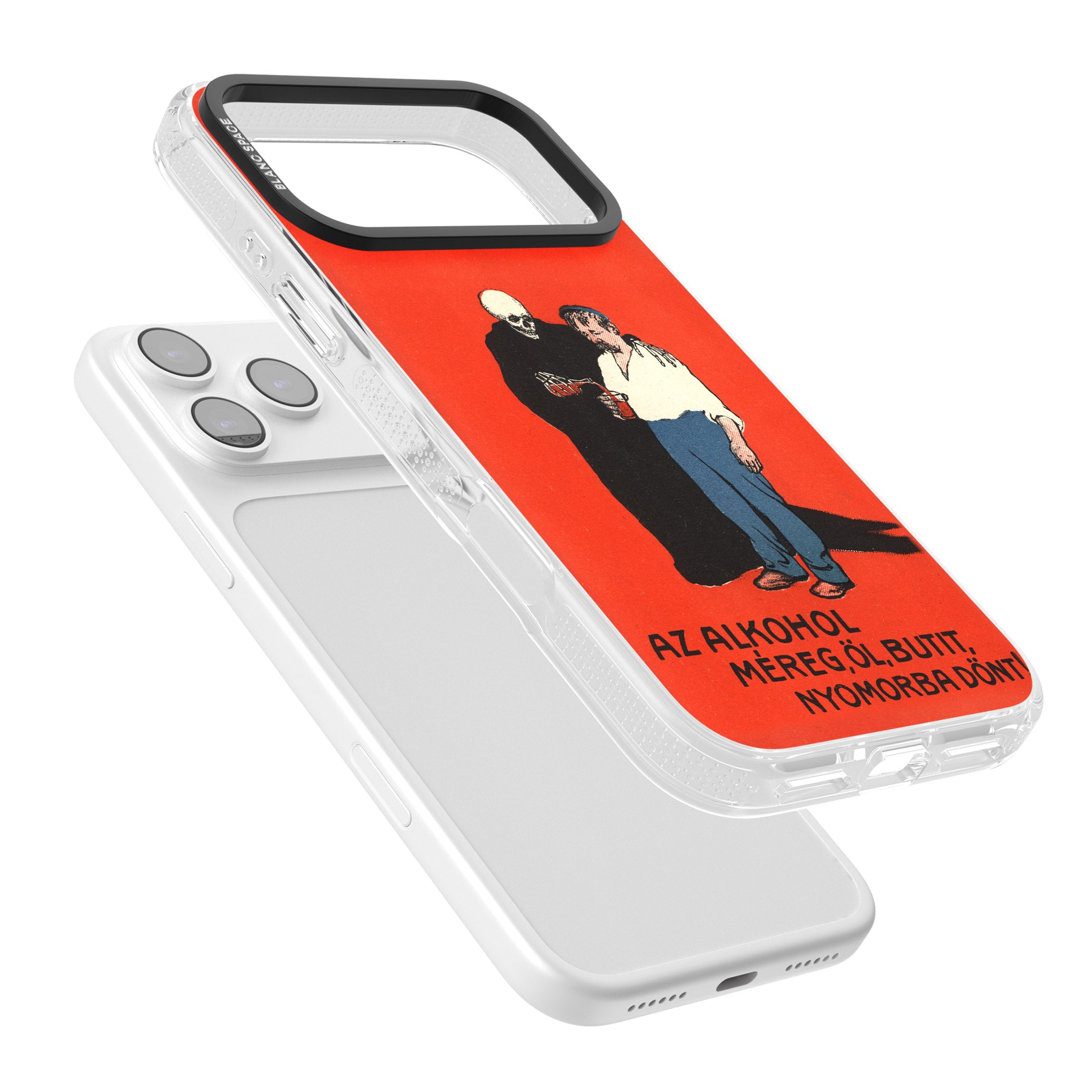 Az Alkohol Poster iPhone 17 Pro Impact Air Clear Phone Case Colours