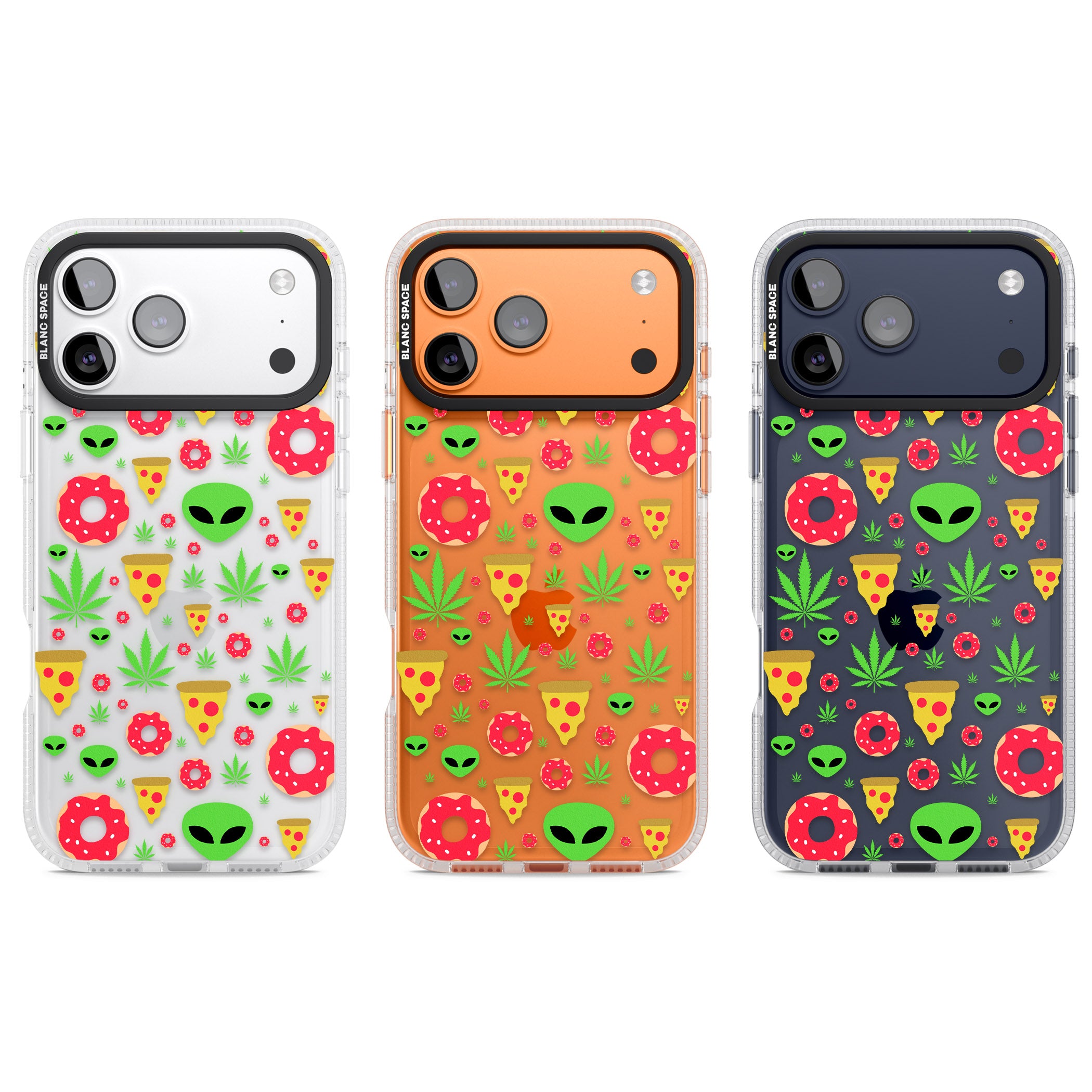 Martians & Munchies iPhone 17 Pro Impact Air Clear Phone Case APT Impact Protection