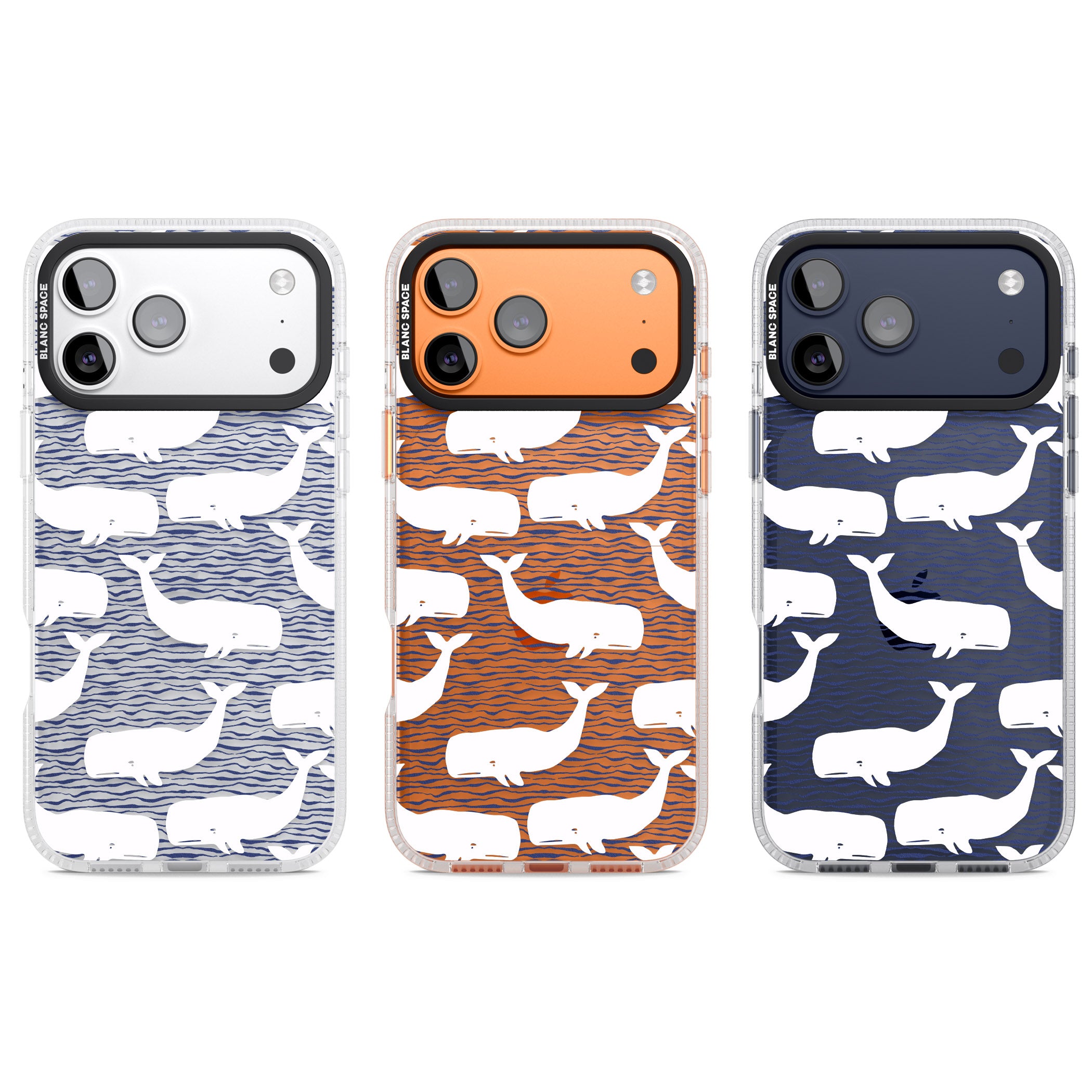 Whale Wave iPhone 17 Pro Impact Air Clear Phone Case APT Impact Protection