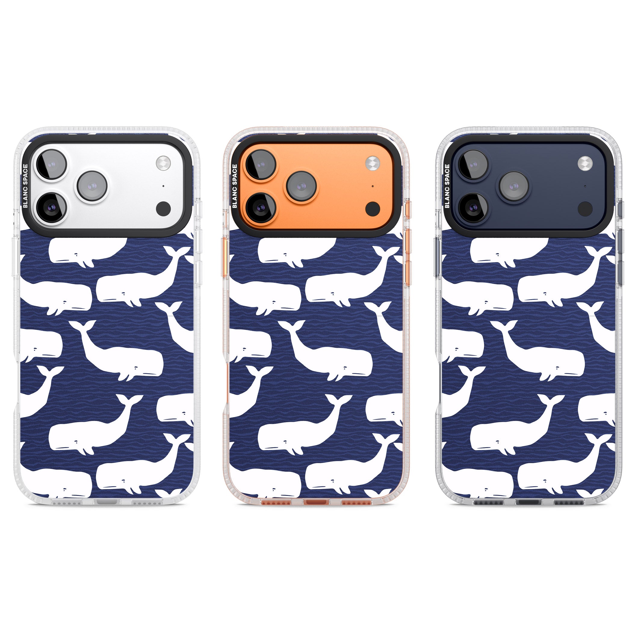 Whale Dreams iPhone 17 Pro Impact Air Clear Phone Case APT Impact Protection