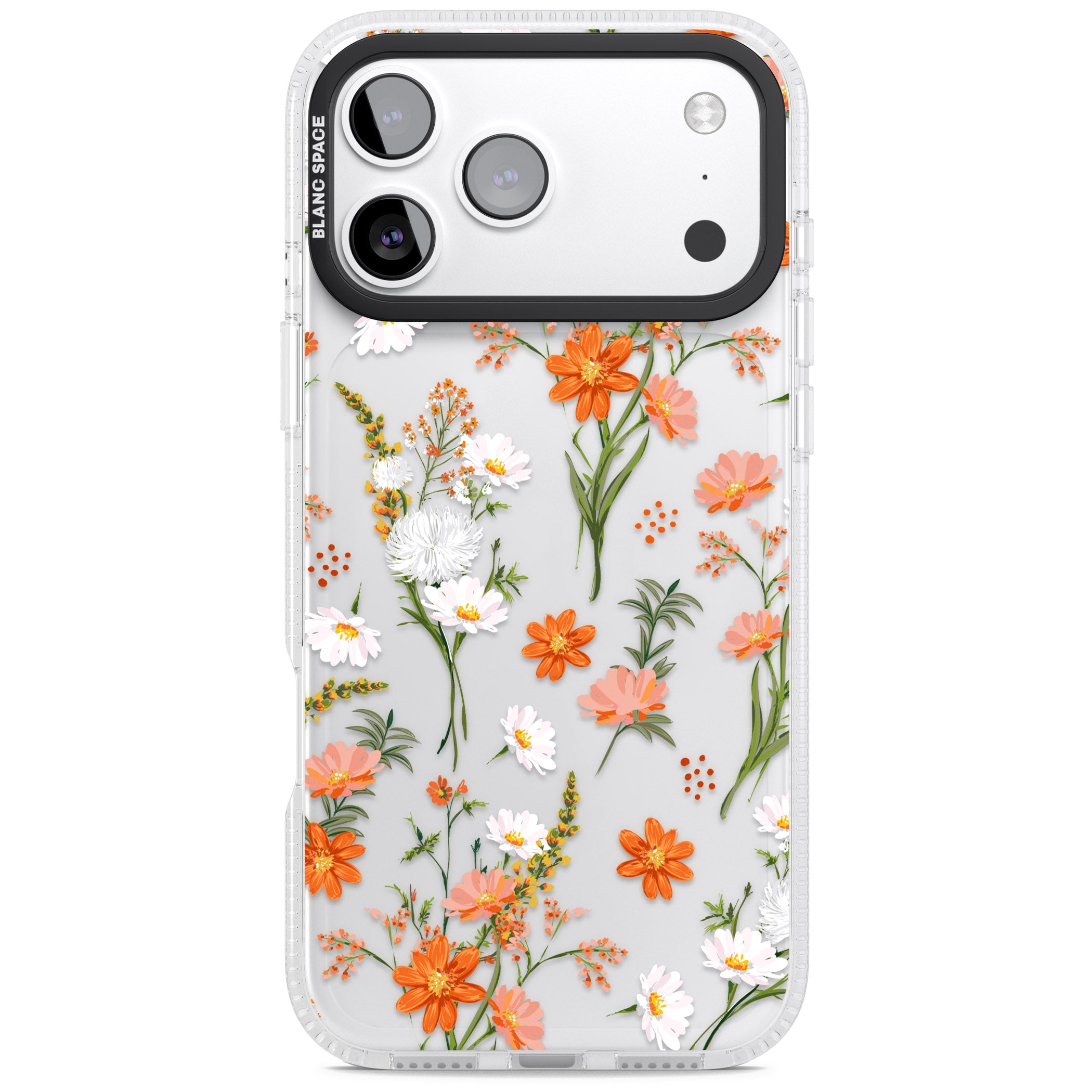 Sunset Wildflowers iPhone 17 Pro Impact Air Clear Phone Case