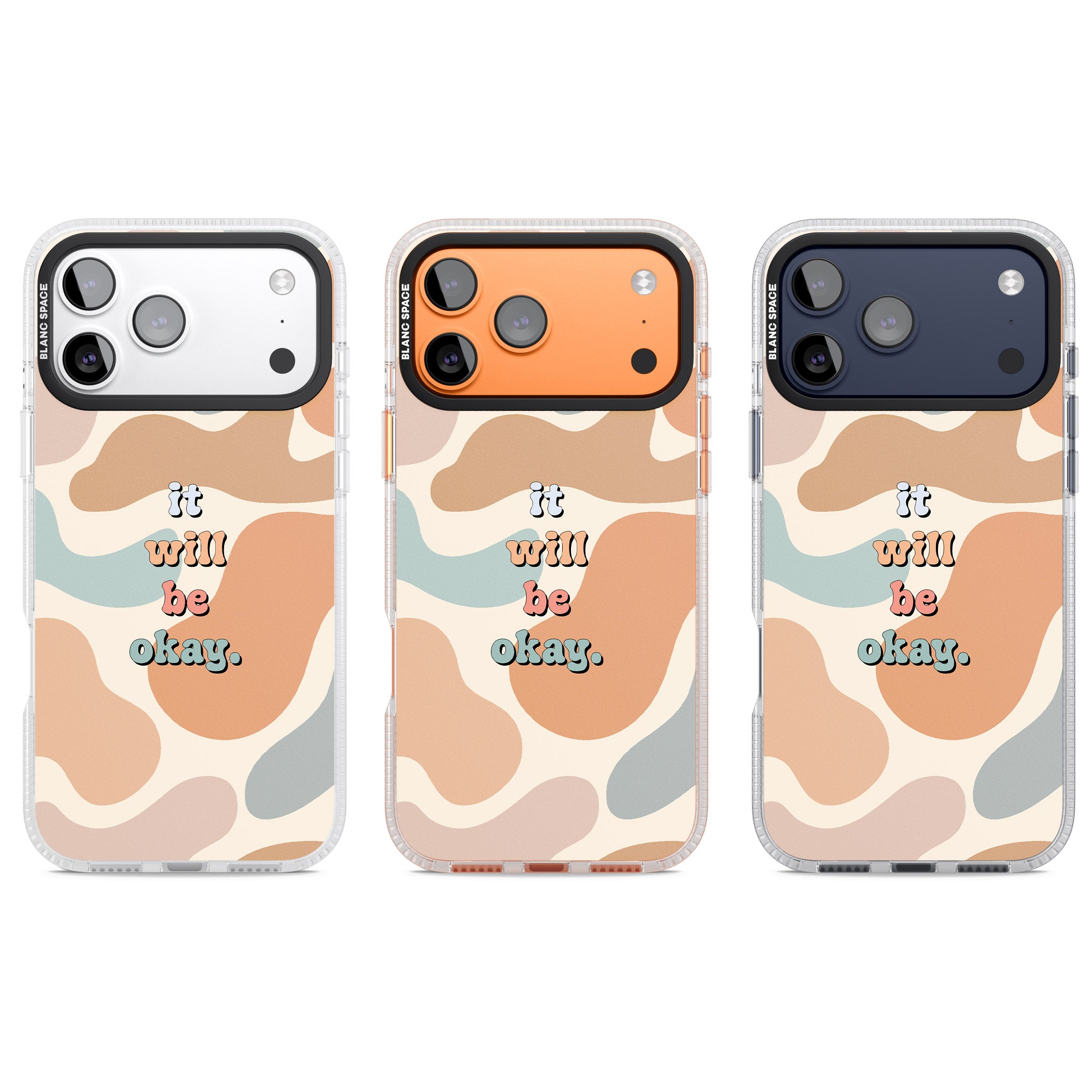It Will Be Okay iPhone 17 Pro Impact Air Clear Phone Case APT Impact Protection