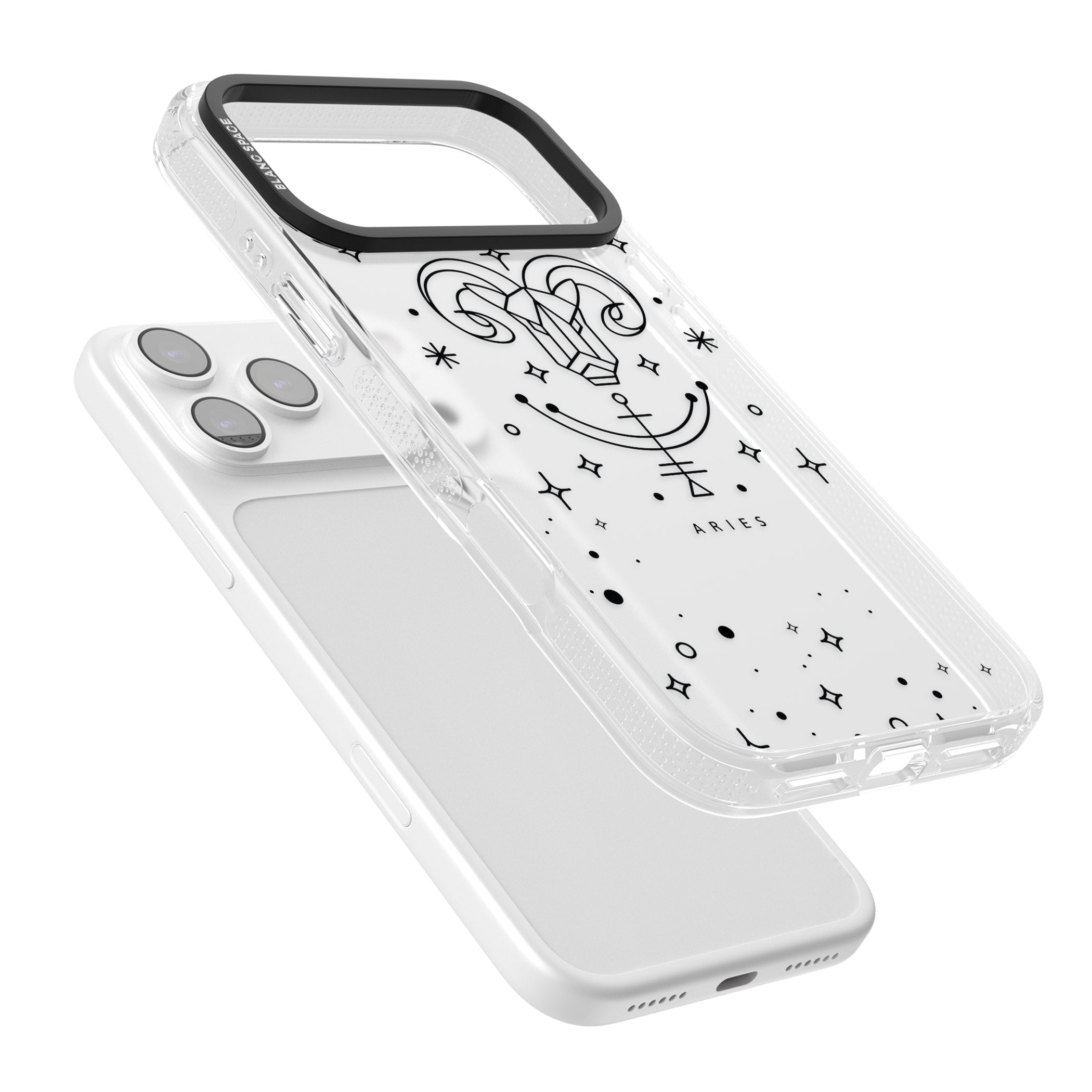 Aries Emblem iPhone 17 Pro Max Impact Air Clear Phone Case Colours